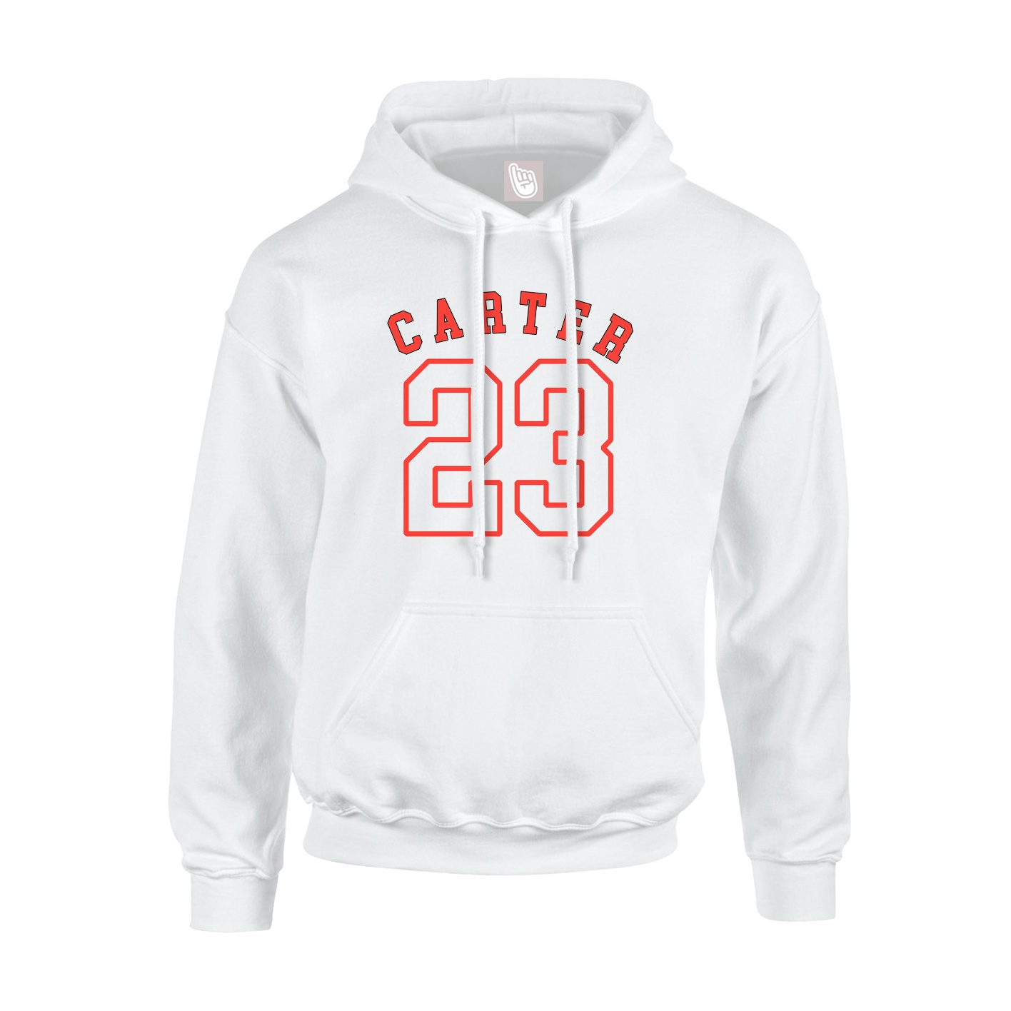 Youth Hoodie — Shirsey Arch in White