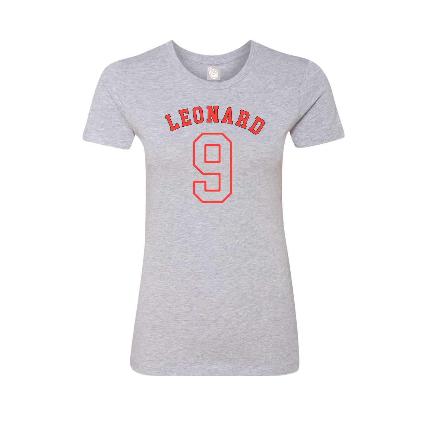 Fitted Women's Tee — Shirsey Arch in Grey