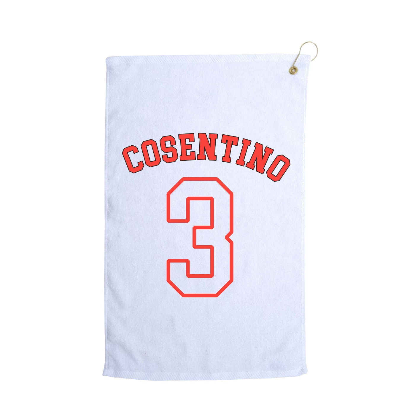 Golf Towel — Shirsey Arch in White