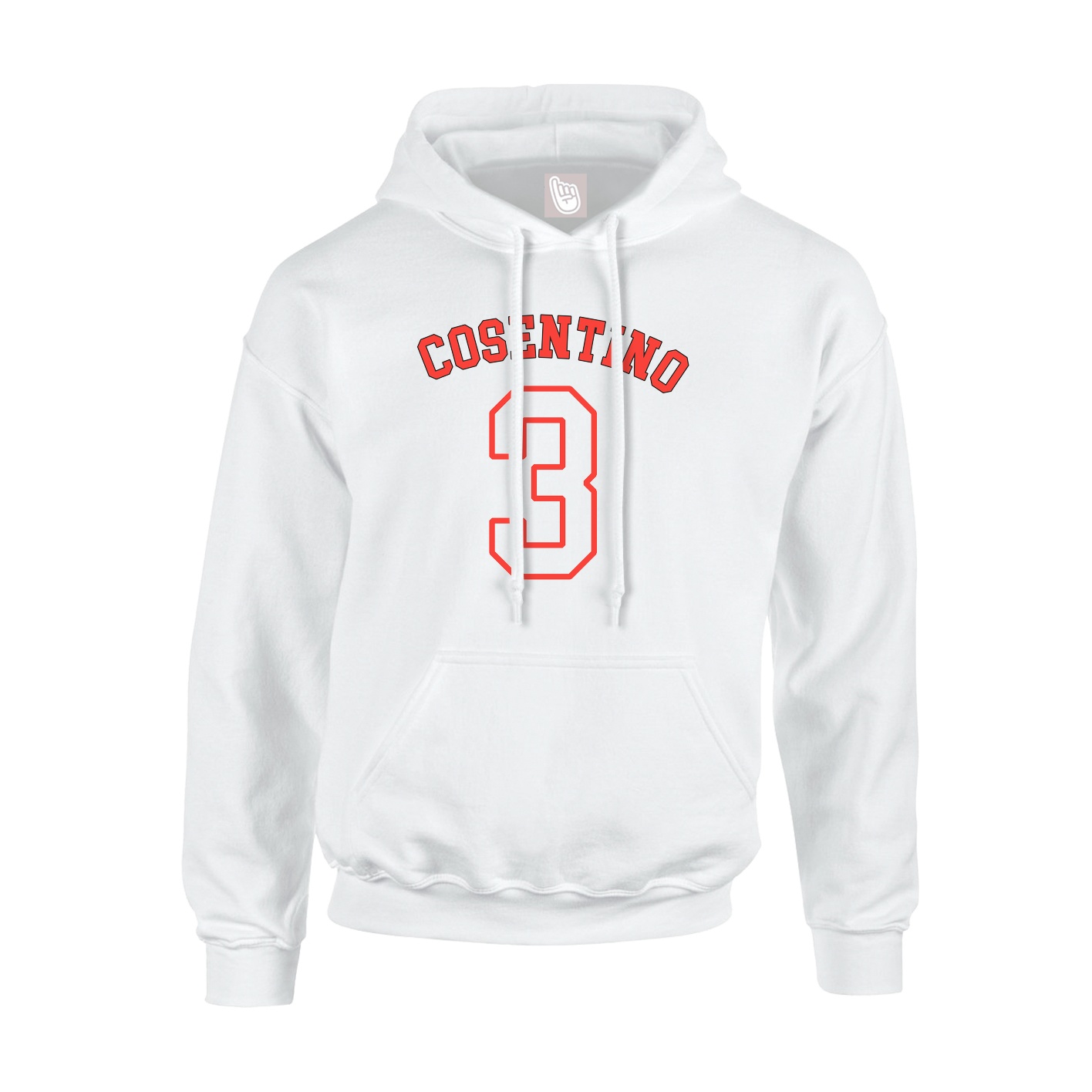 Hoodie — Shirsey Arch in White