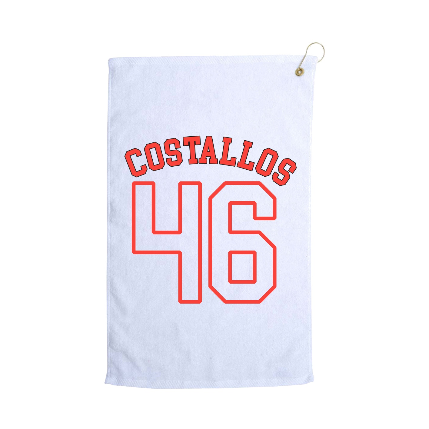 Golf Towel — Shirsey Arch in White