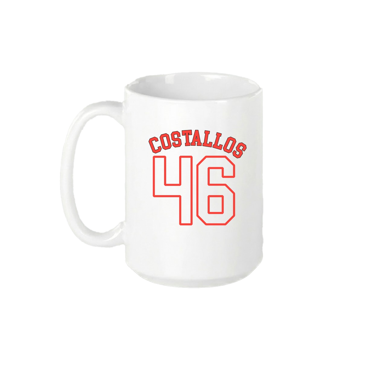 15oz Coffee Mug — Shirsey Arch in White