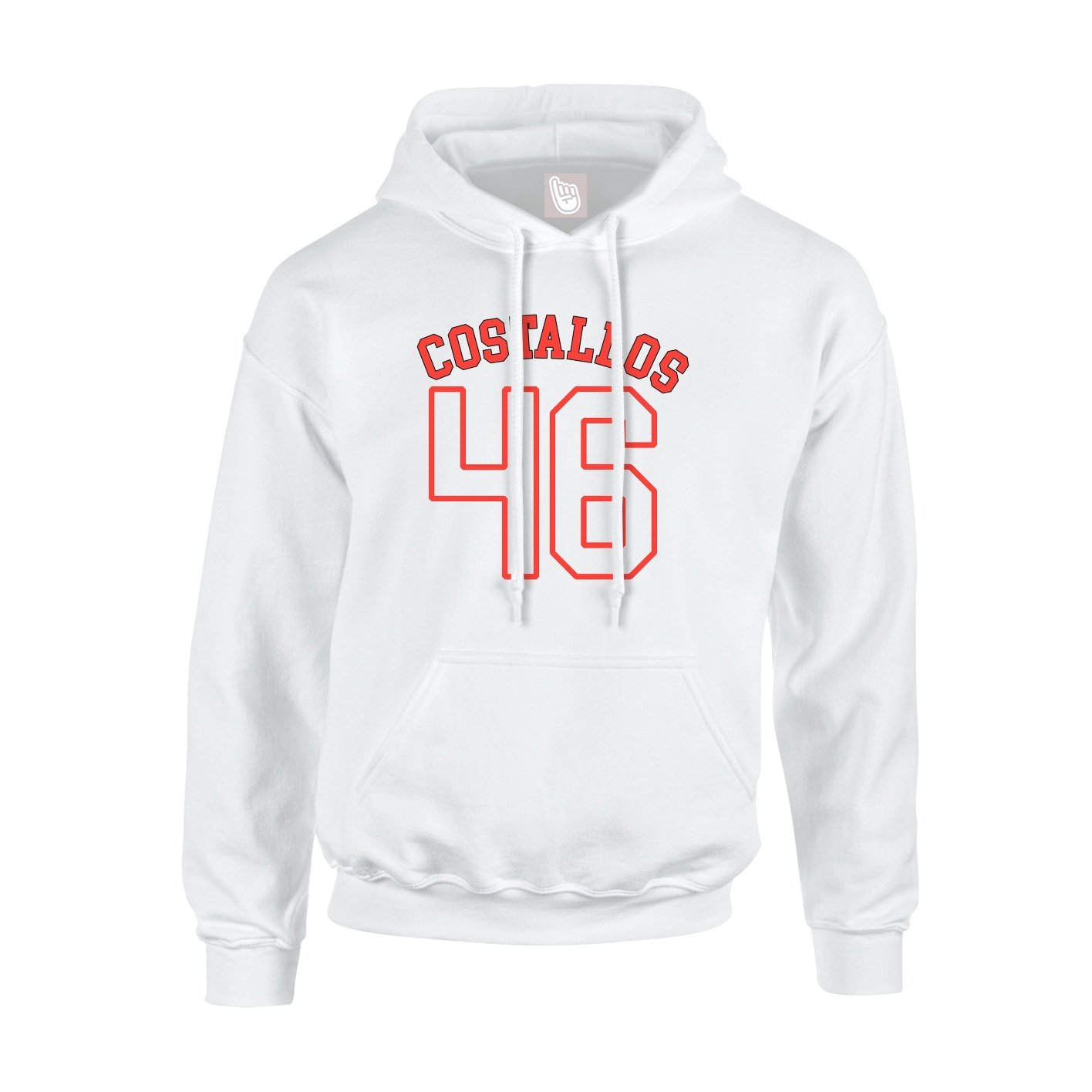 Youth Hoodie — Shirsey Arch in White