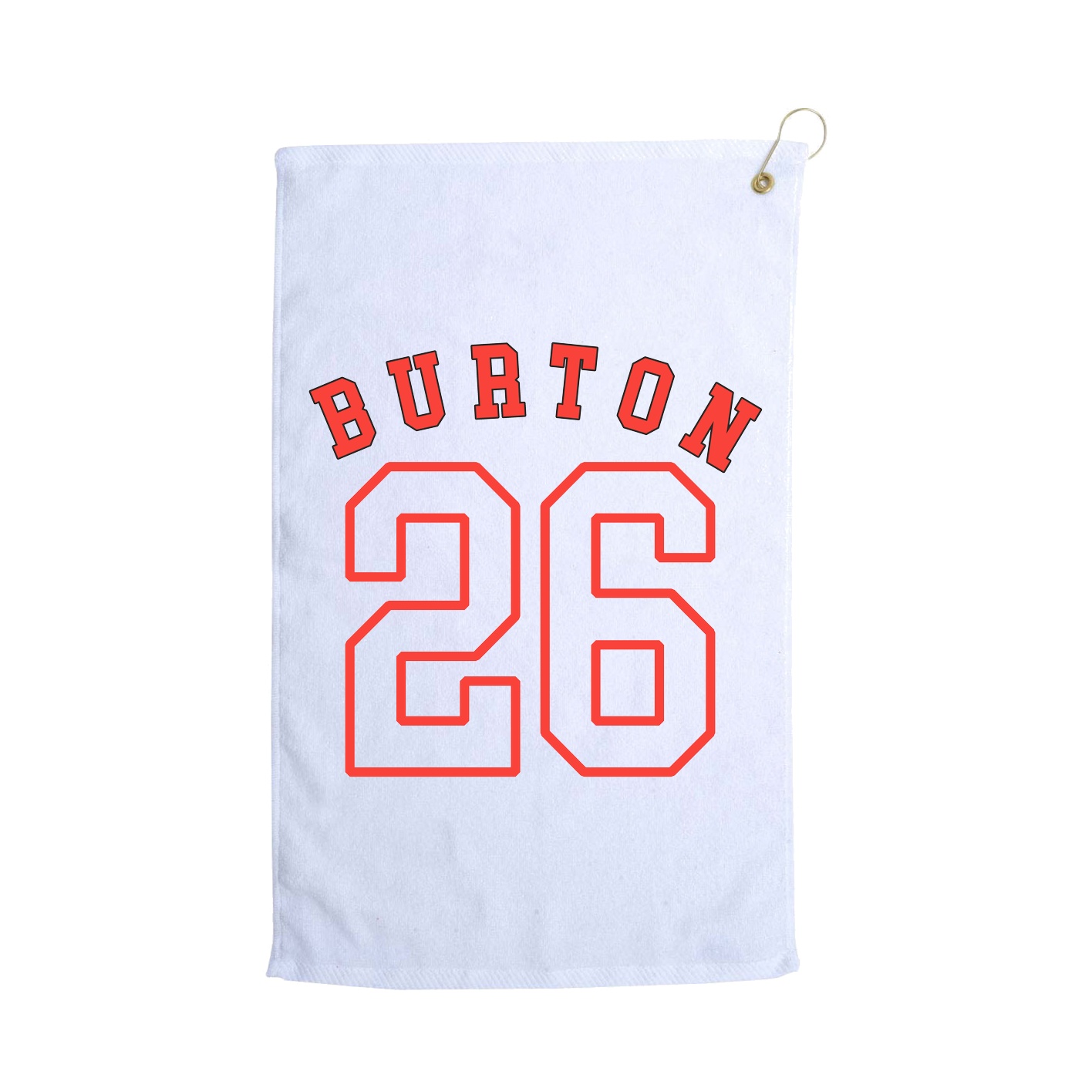Golf Towel — Shirsey Arch in White