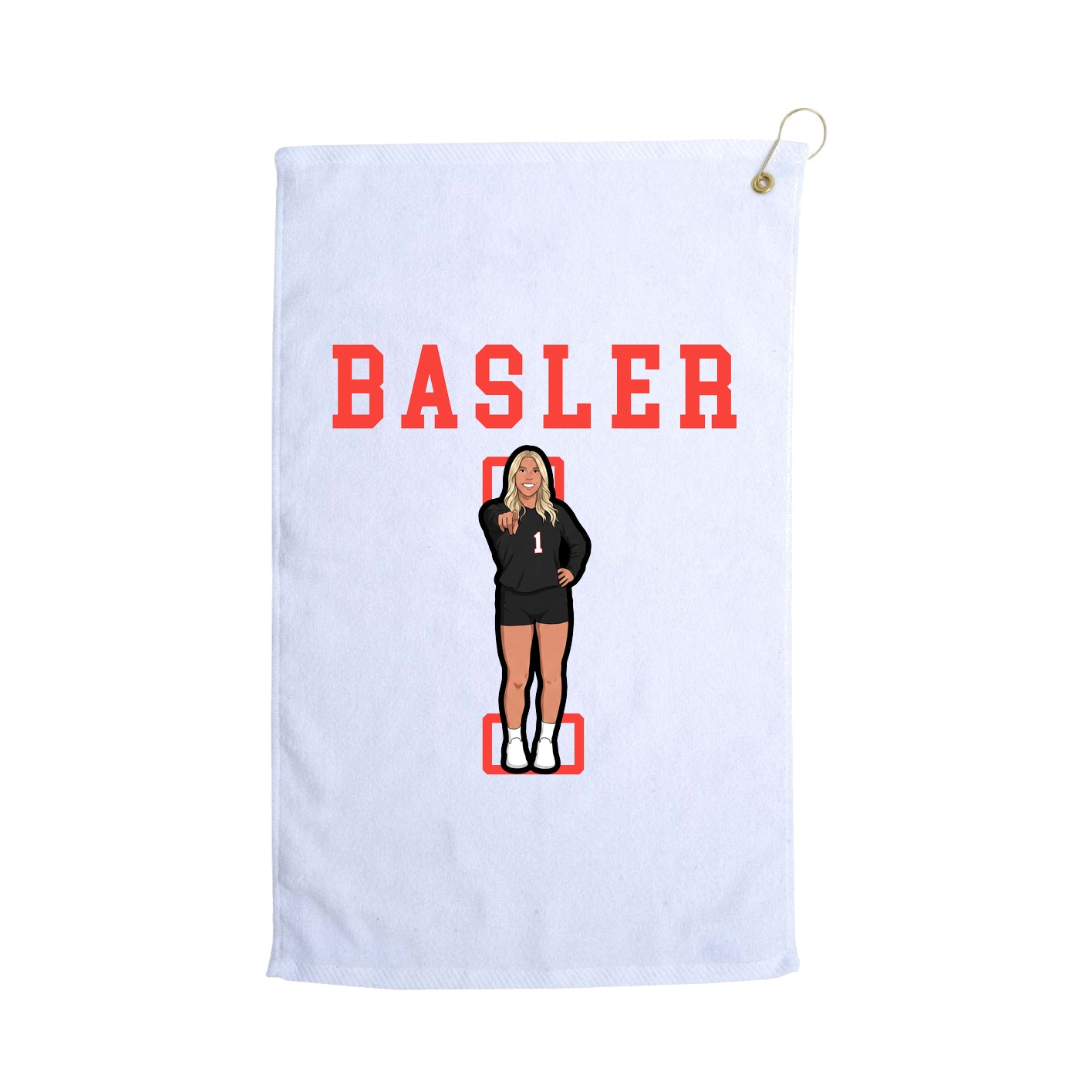 Golf Towel — Shirsey in White