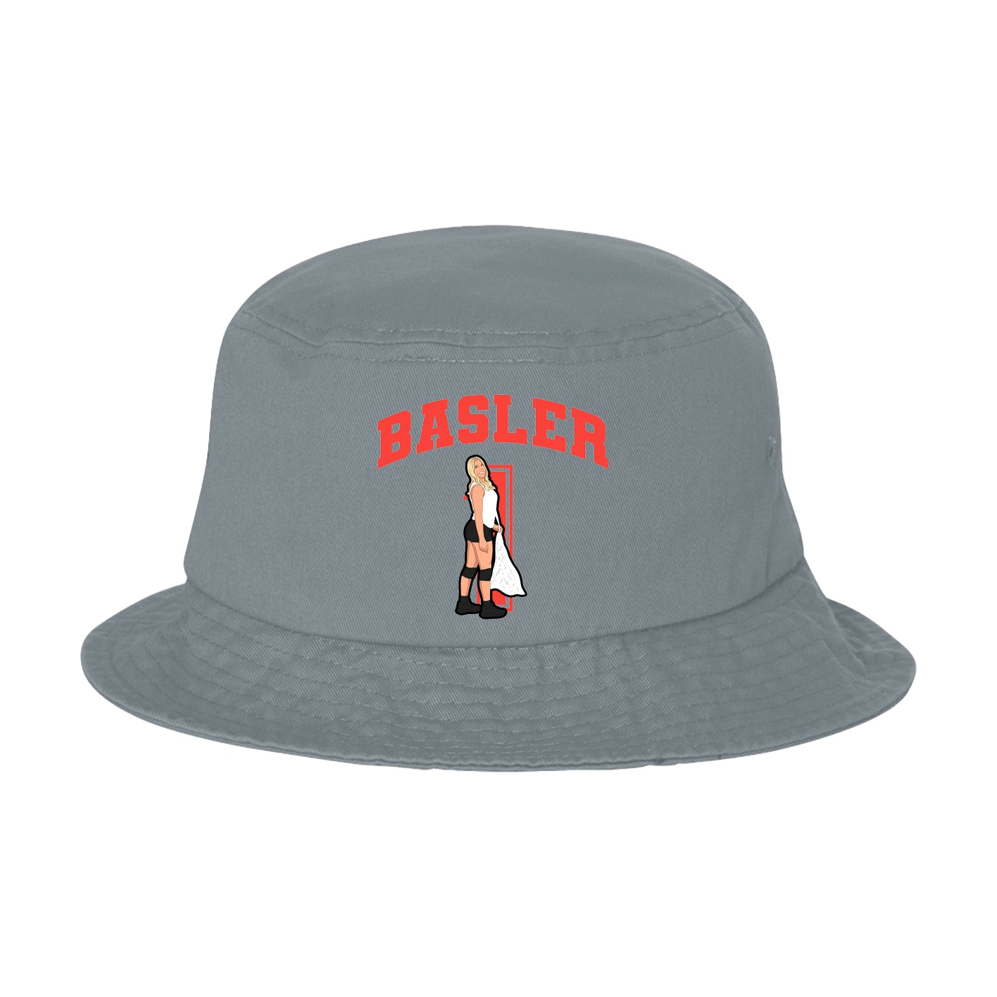 Bucket Cap — Number in Grey
