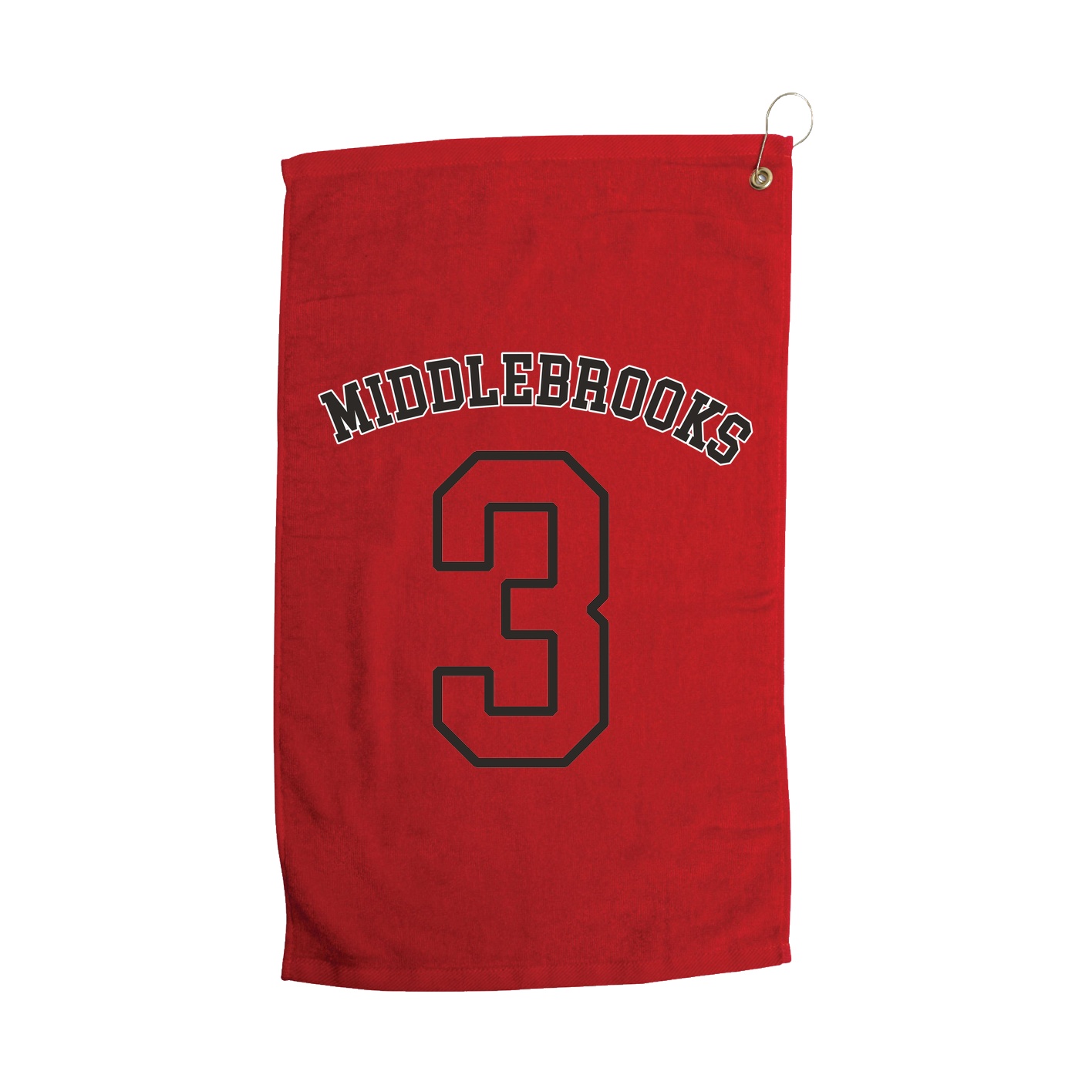 Golf Towel — Shirsey Arch in Red