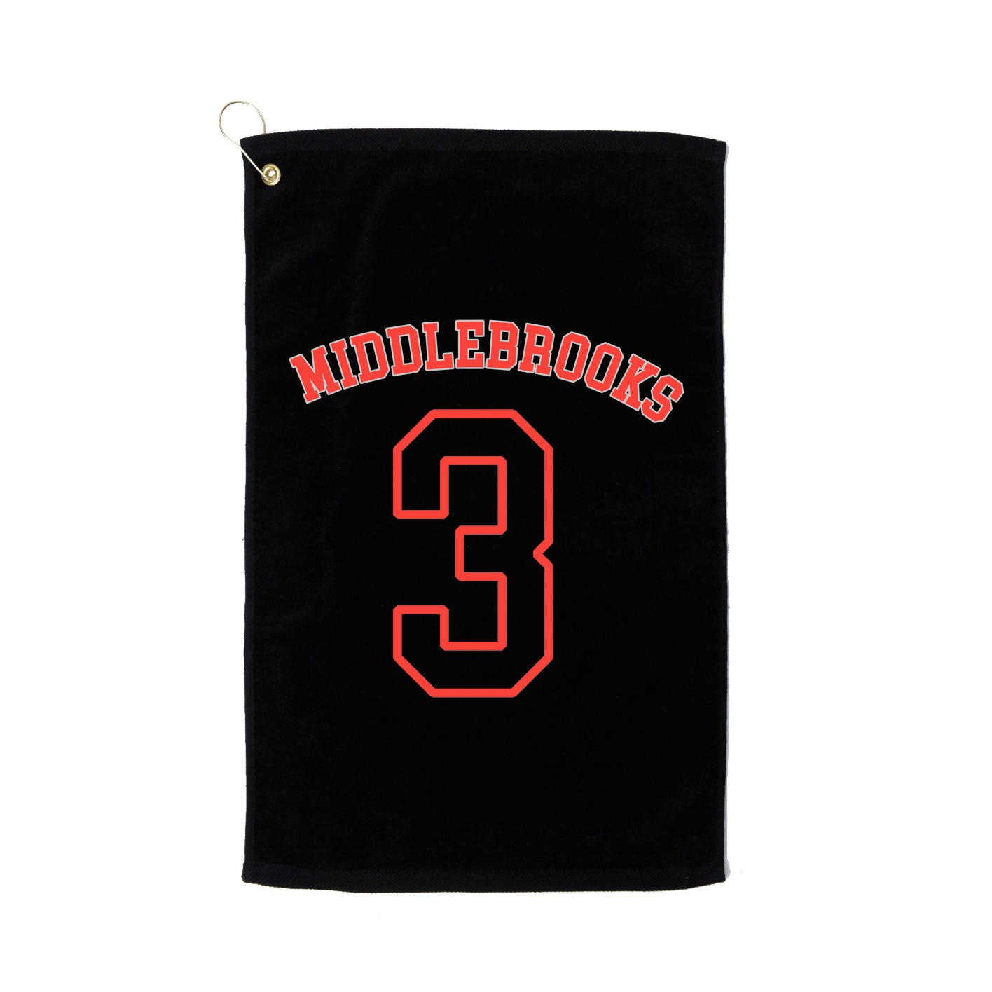 Golf Towel — Shirsey Arch in Black