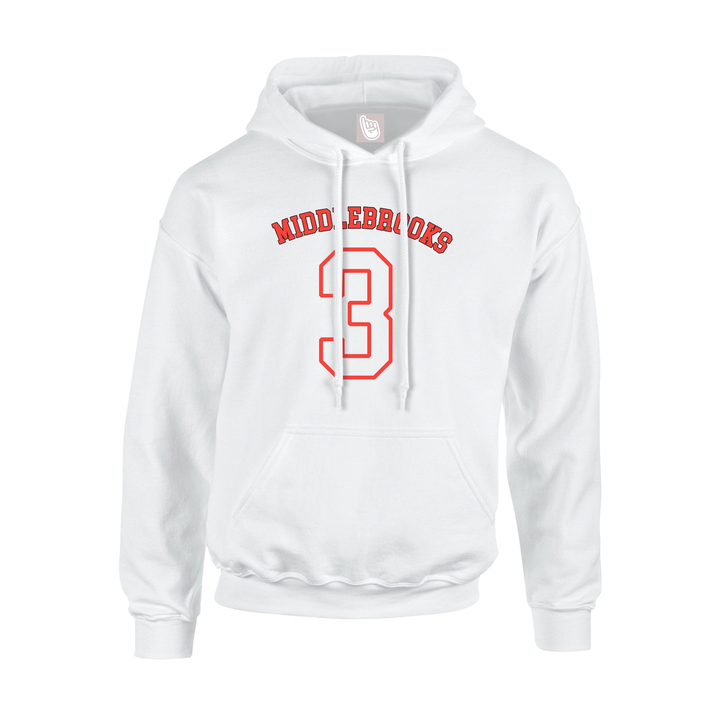 Youth Hoodie — Shirsey Arch in White