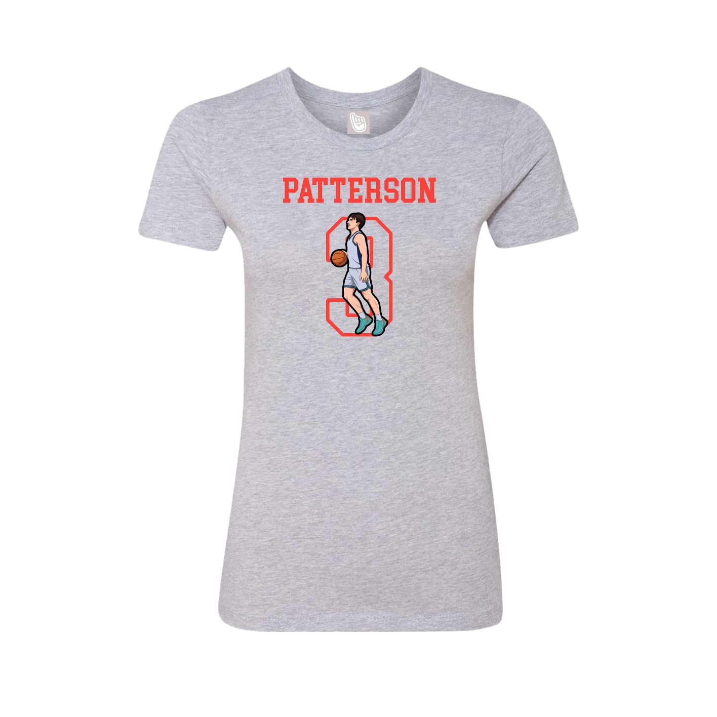 Fitted Women's Tee — Shirsey in Grey