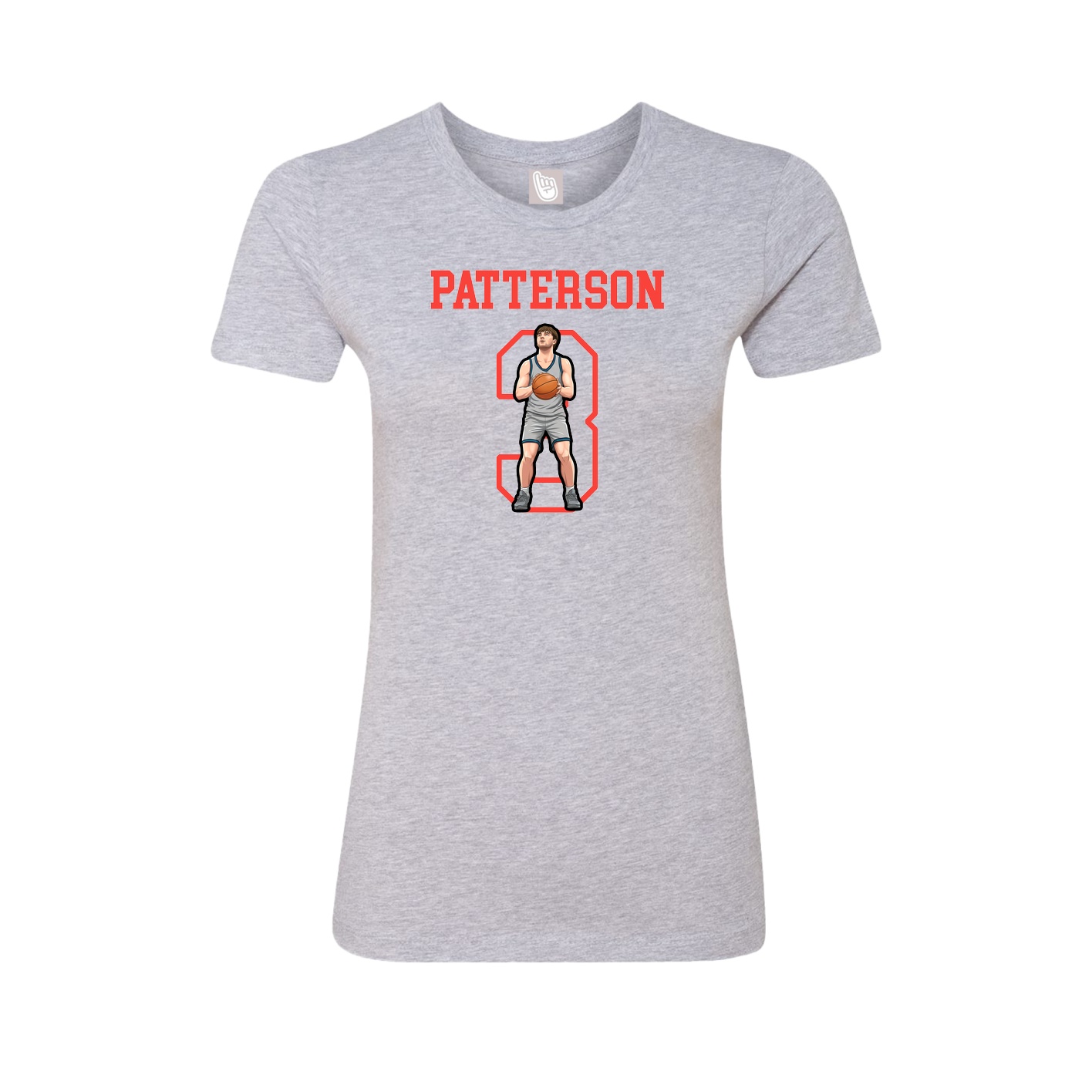 Fitted Women's Tee — Shirsey in Grey