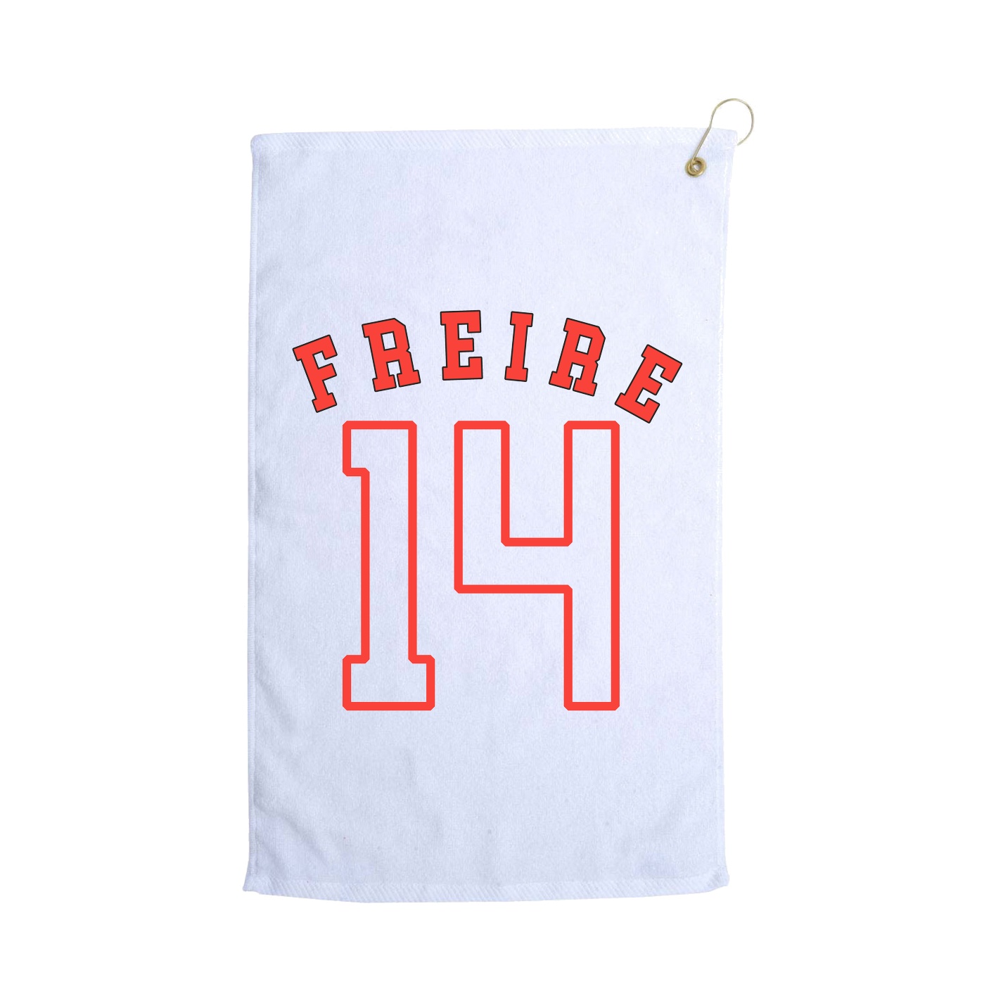 Golf Towel — Shirsey Arch in White