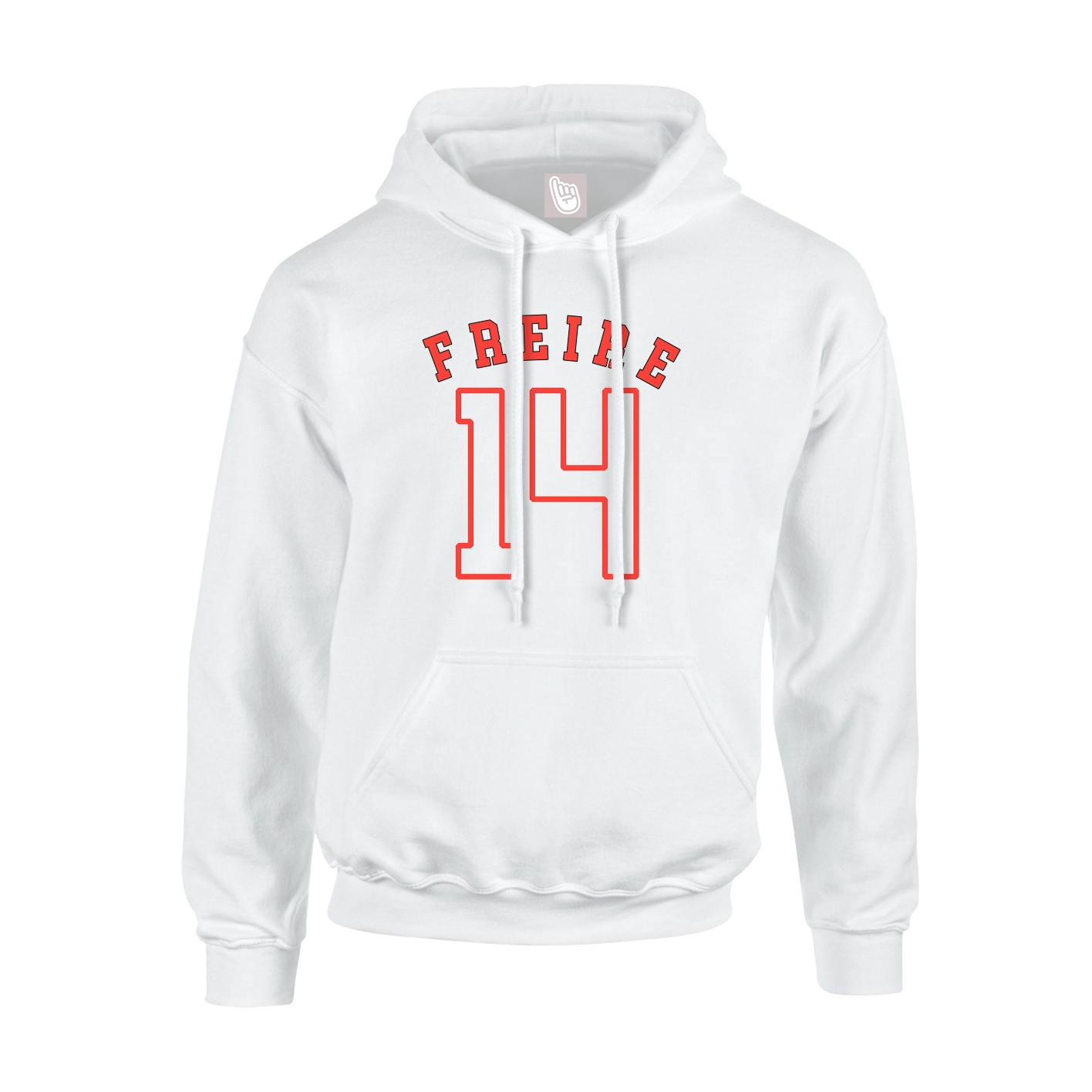 Hoodie — Shirsey Arch in White
