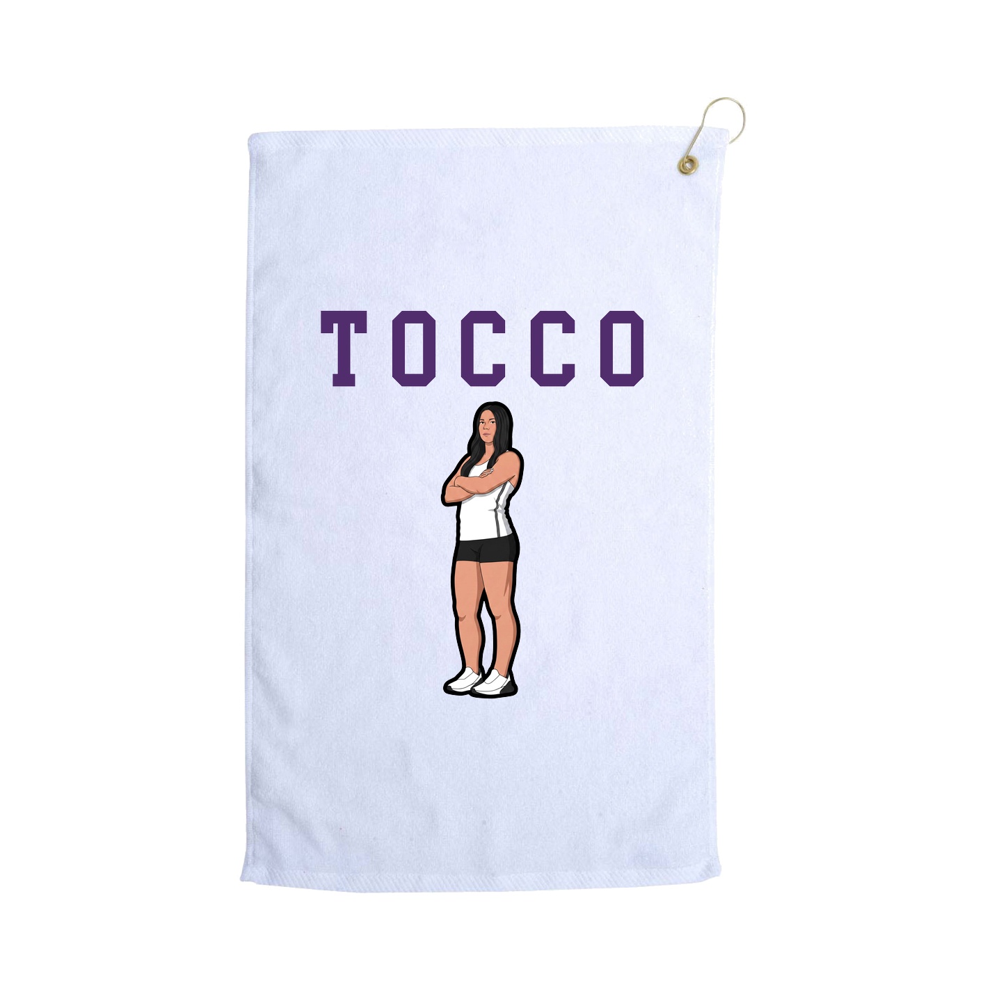 Golf Towel — Shirsey in White