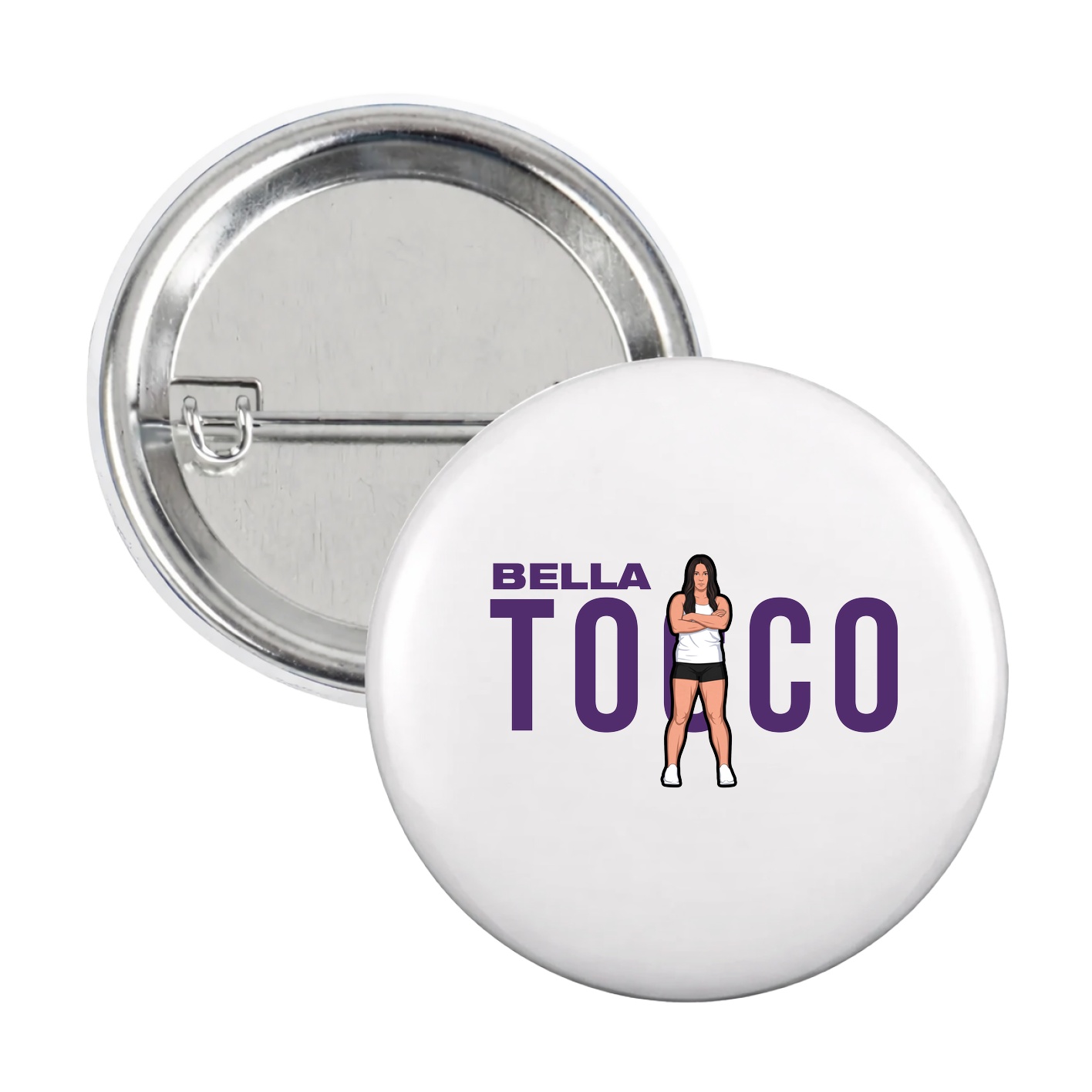 Game Day Button — Player Name in White