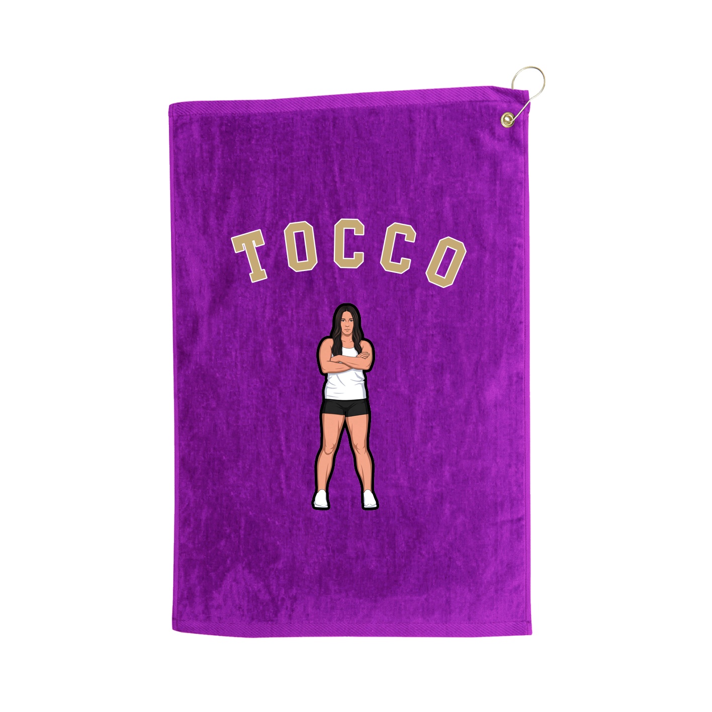Golf Towel — Shirsey Arch in Purple