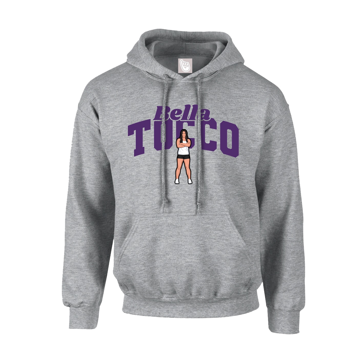 Hoodie — Signature Arch in Grey