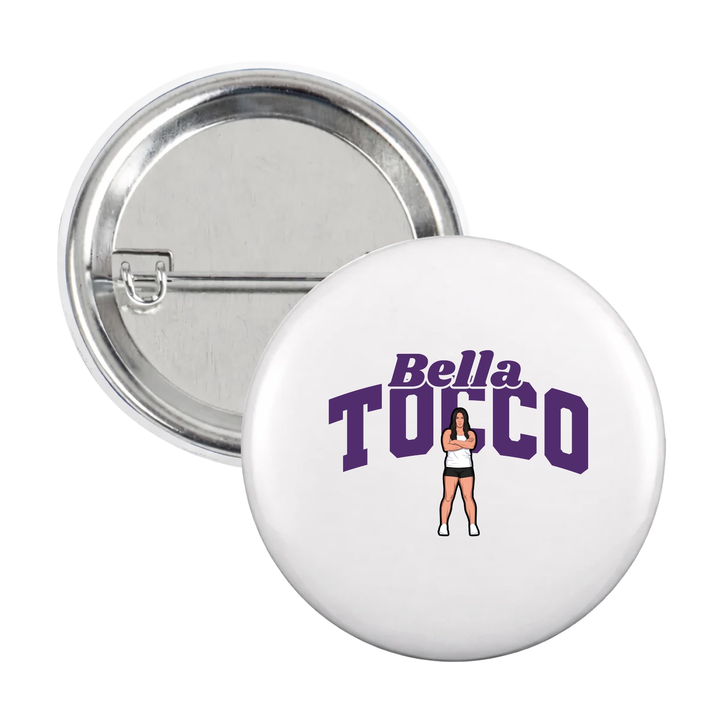 Game Day Button — Signature Arch in White