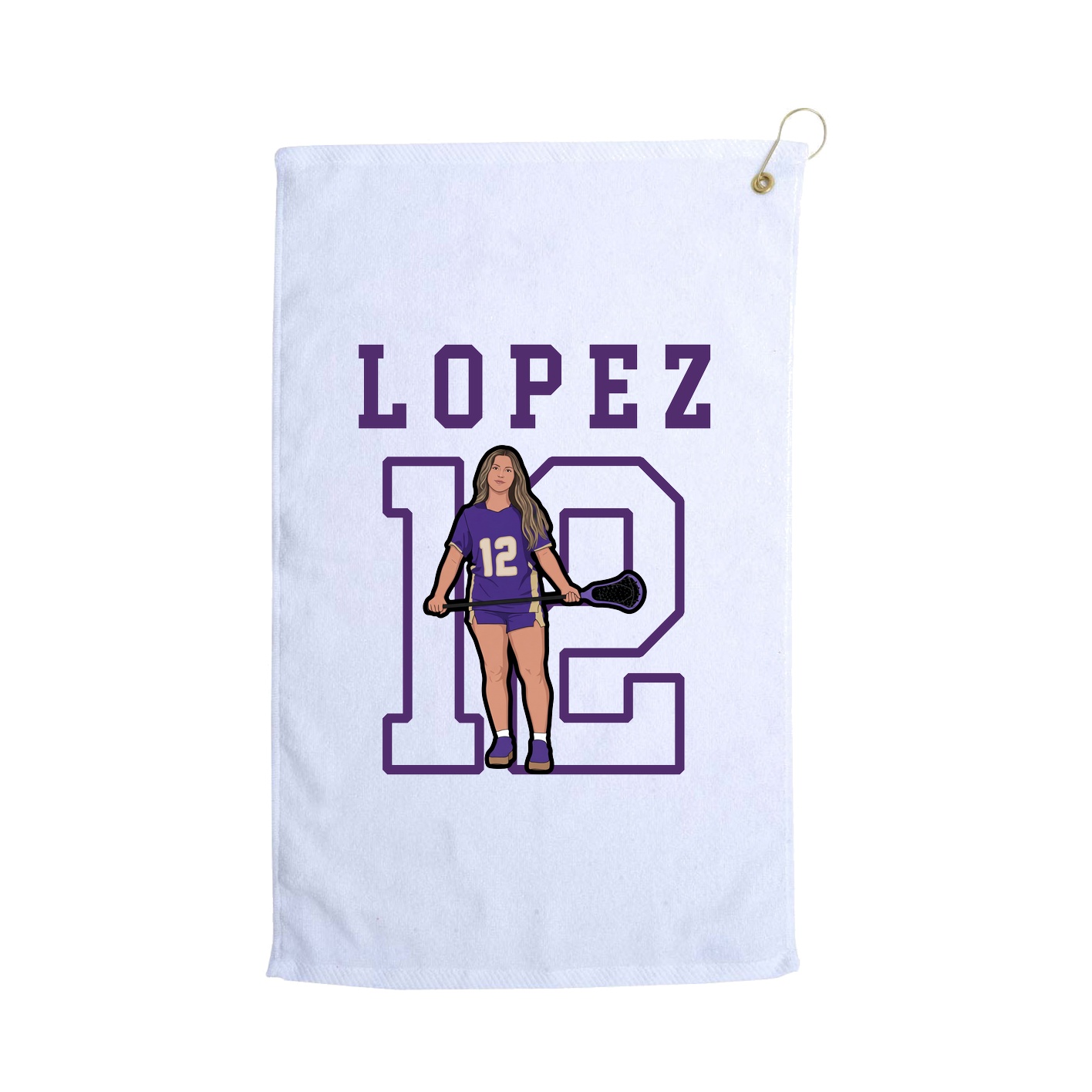 Golf Towel — Shirsey in White