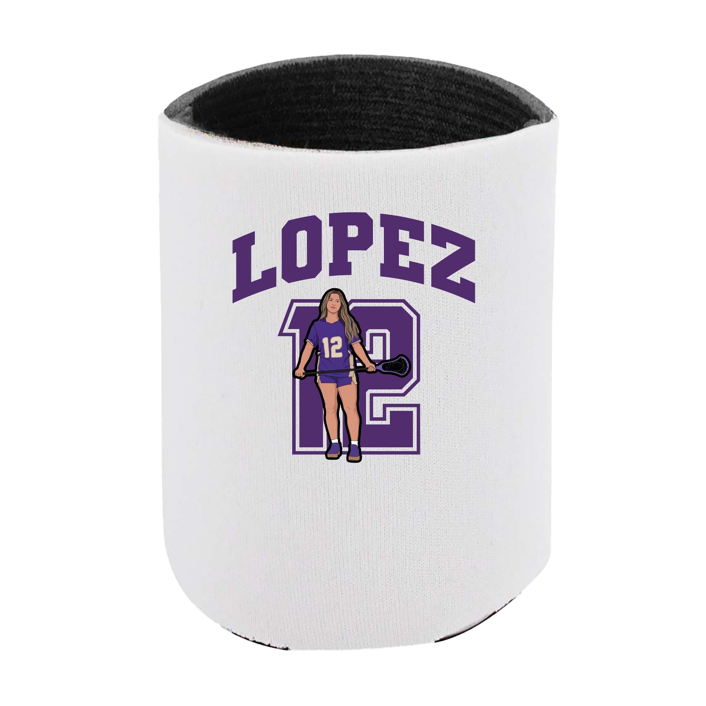 Can Holder — Number in White