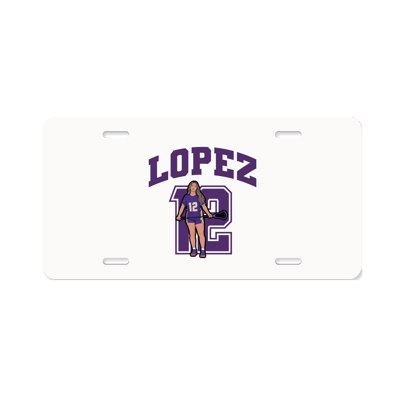License Plate — Number in Classic