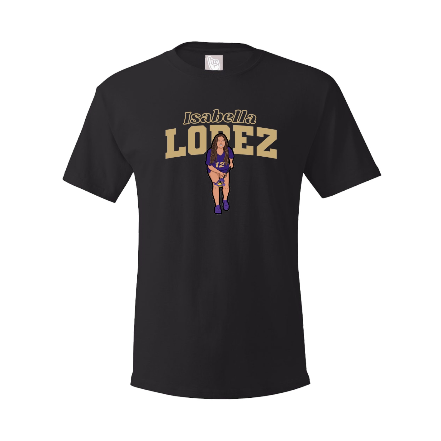 Tee — Name Arch in Black
