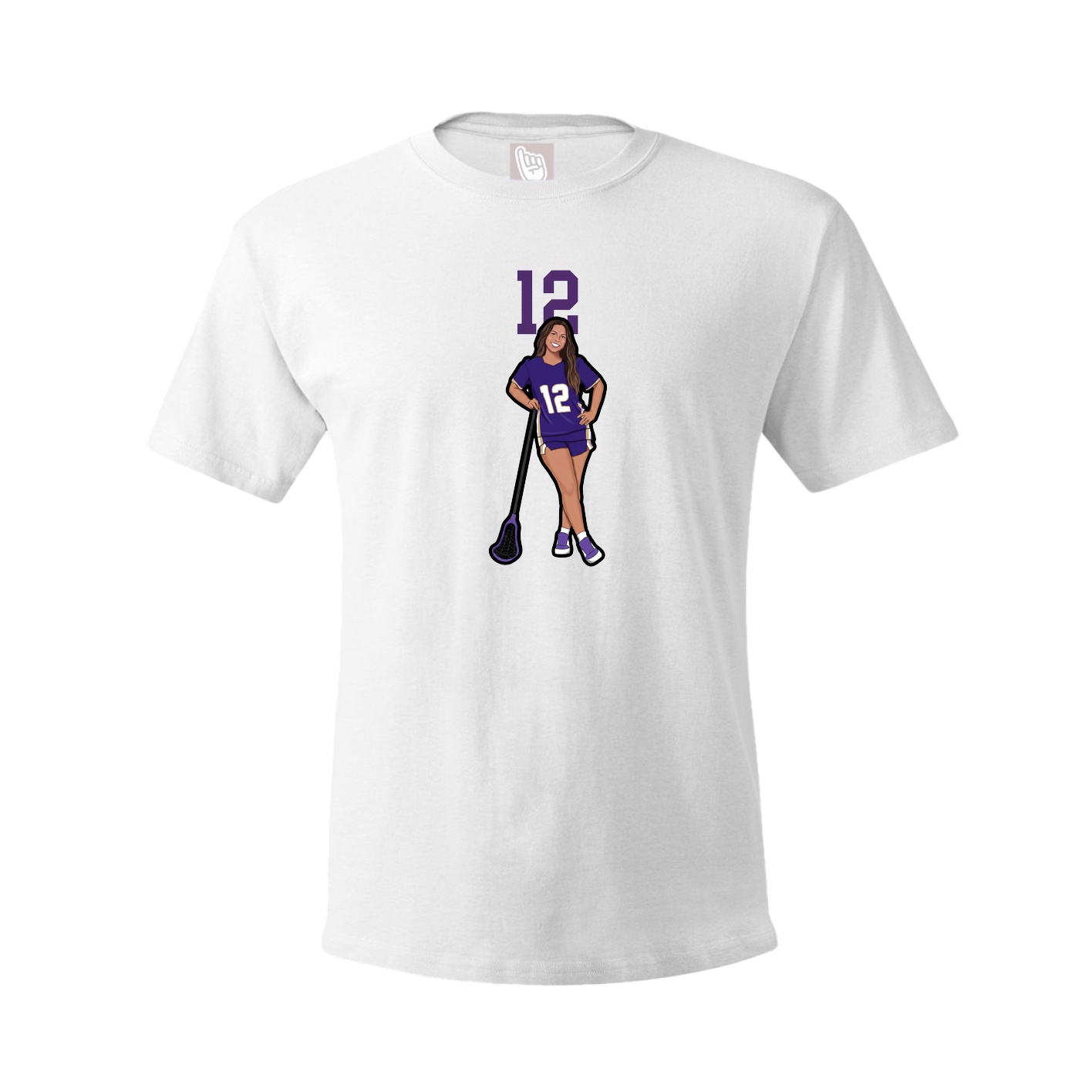 Tee — Number Top in White