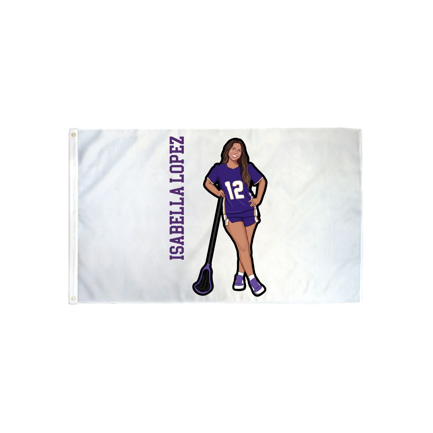 3x5 Flag — Name Vertical in Classic