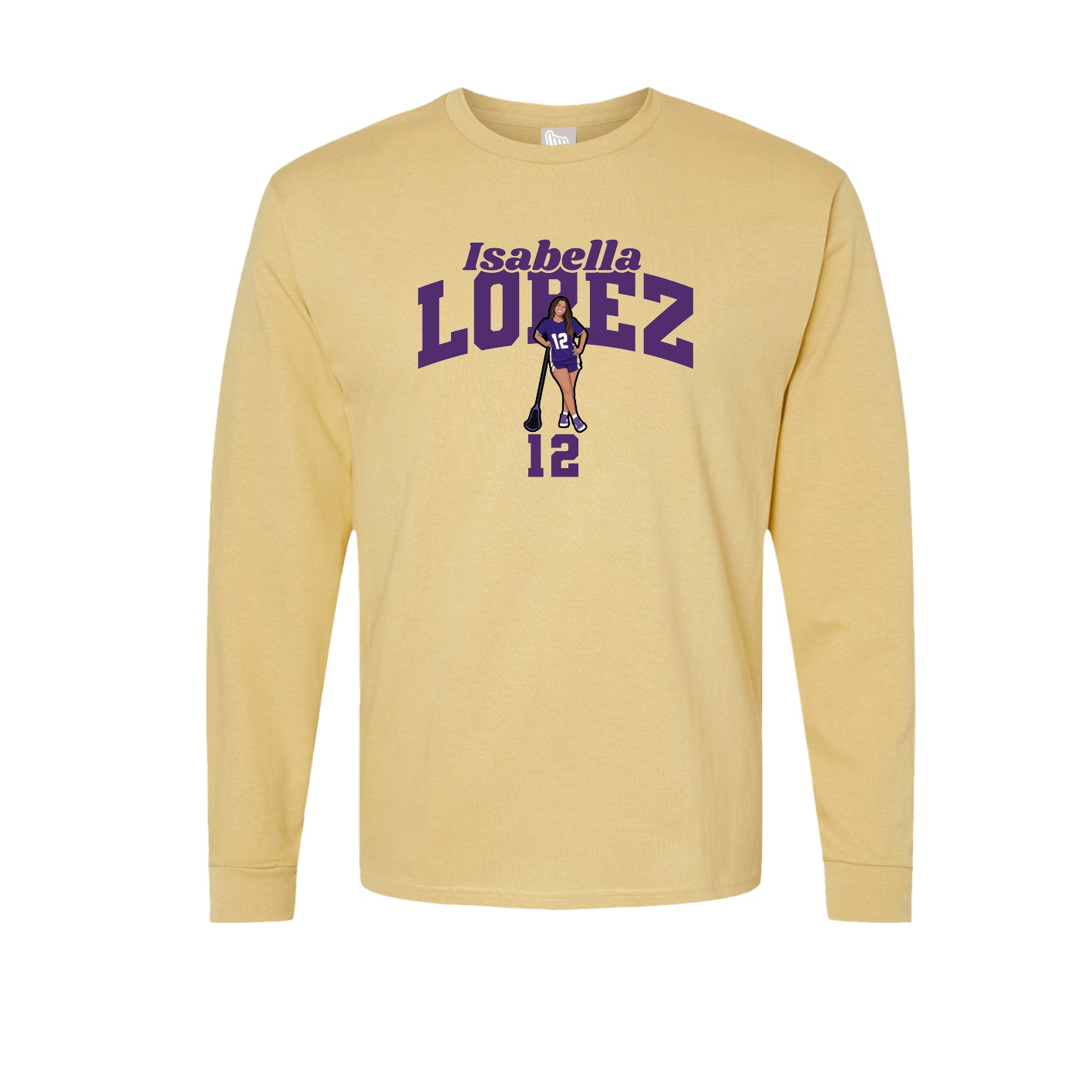 Long Sleeve Tee — Signature Arch in Vegas Gold