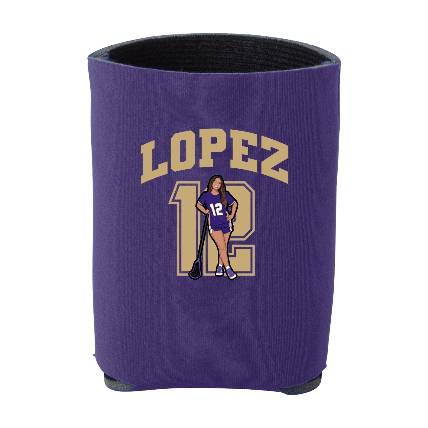 Can Holder — Number in Purple