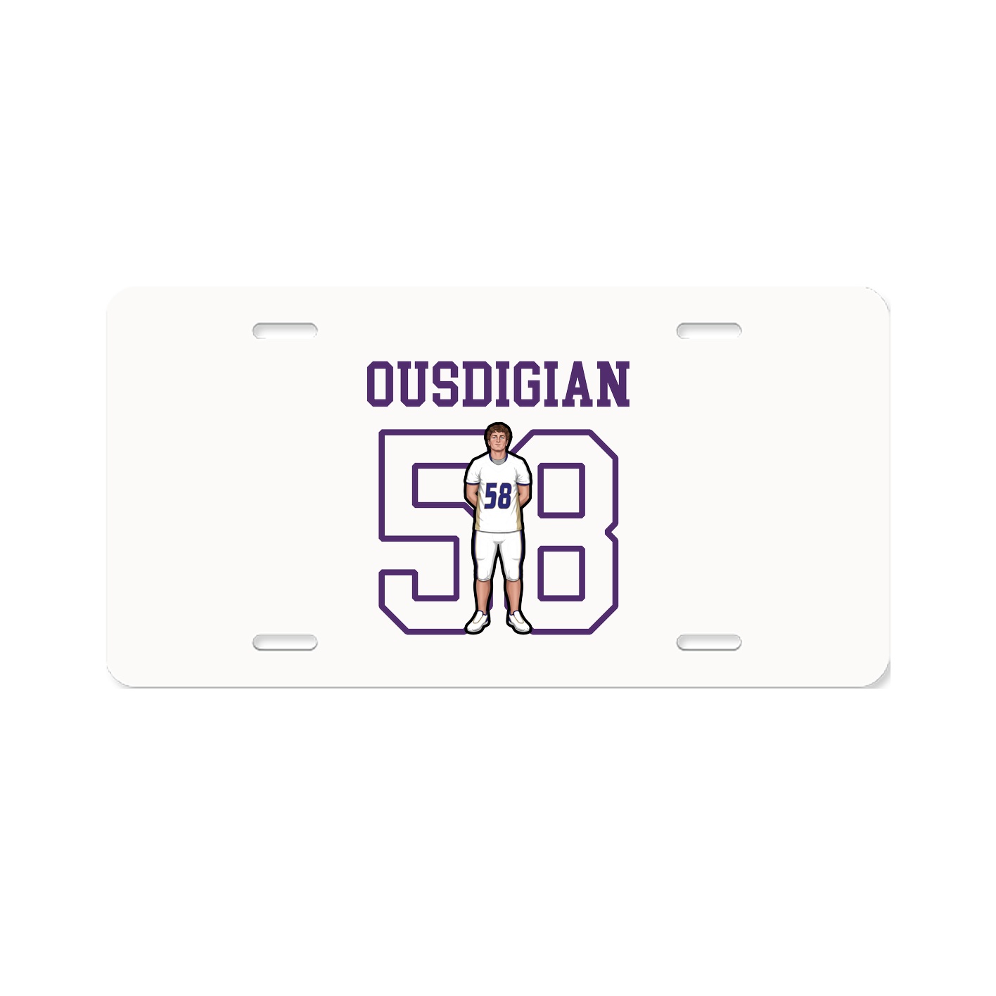 License Plate — Shirsey in Classic