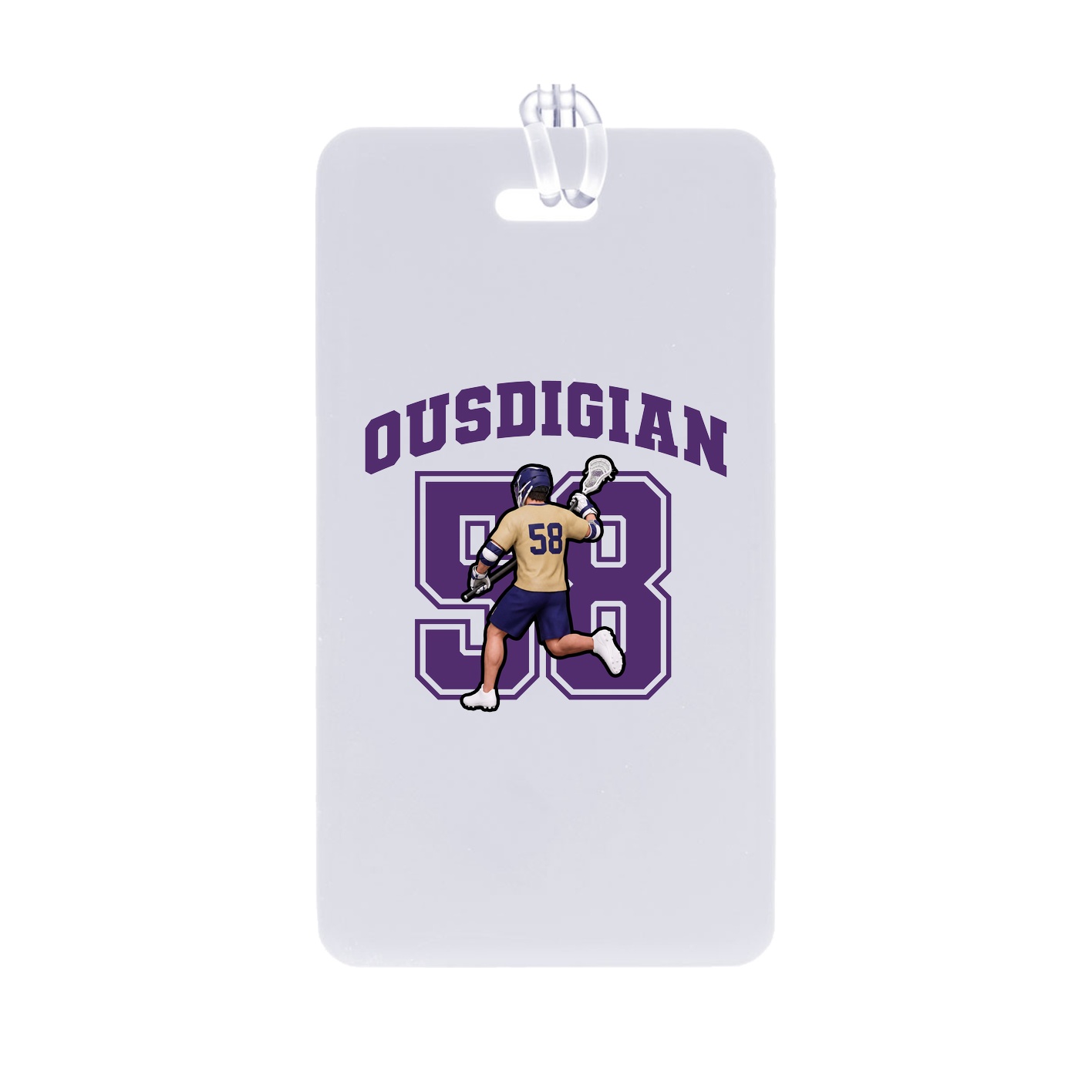 Bag Tag — Number in Classic