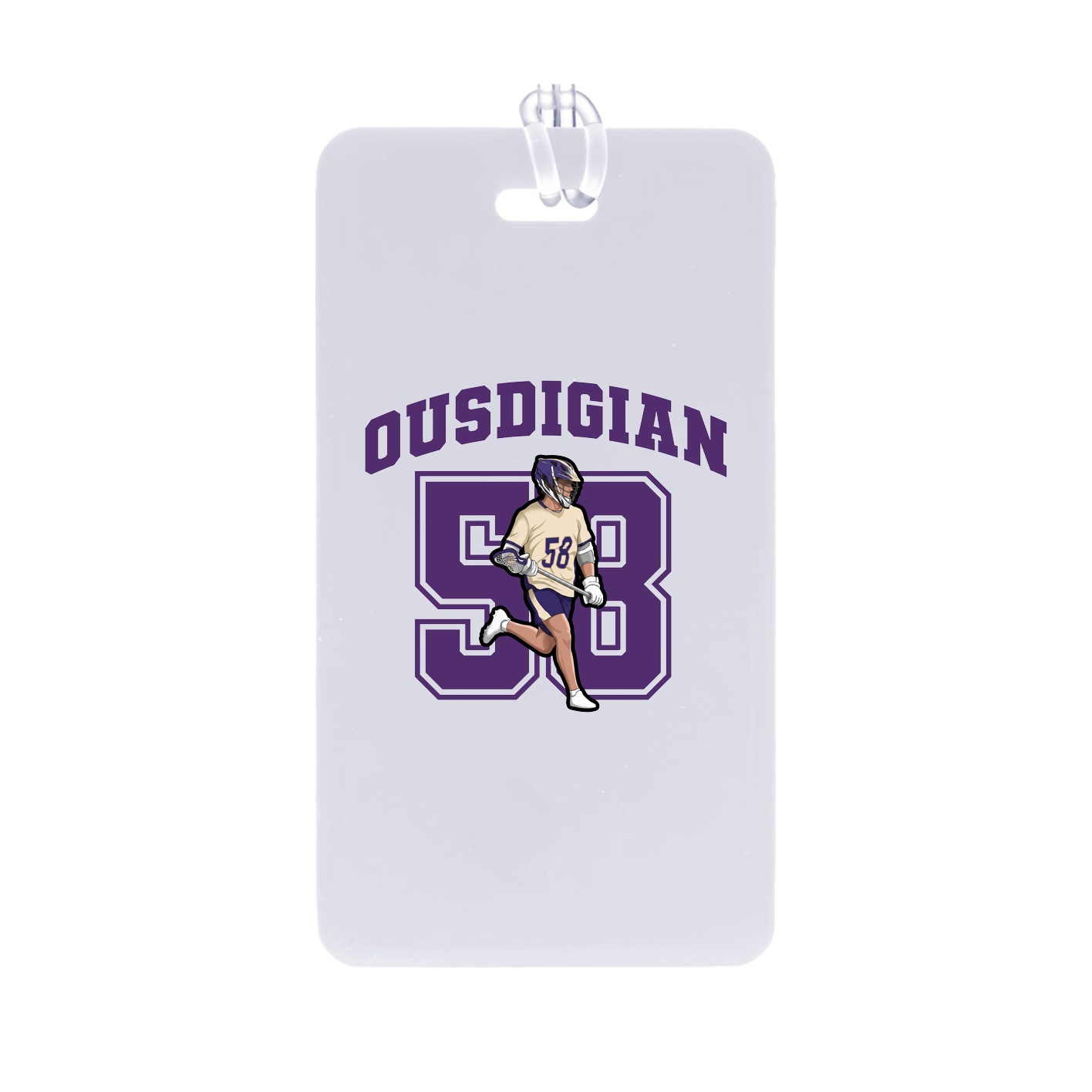 Bag Tag — Number in Classic