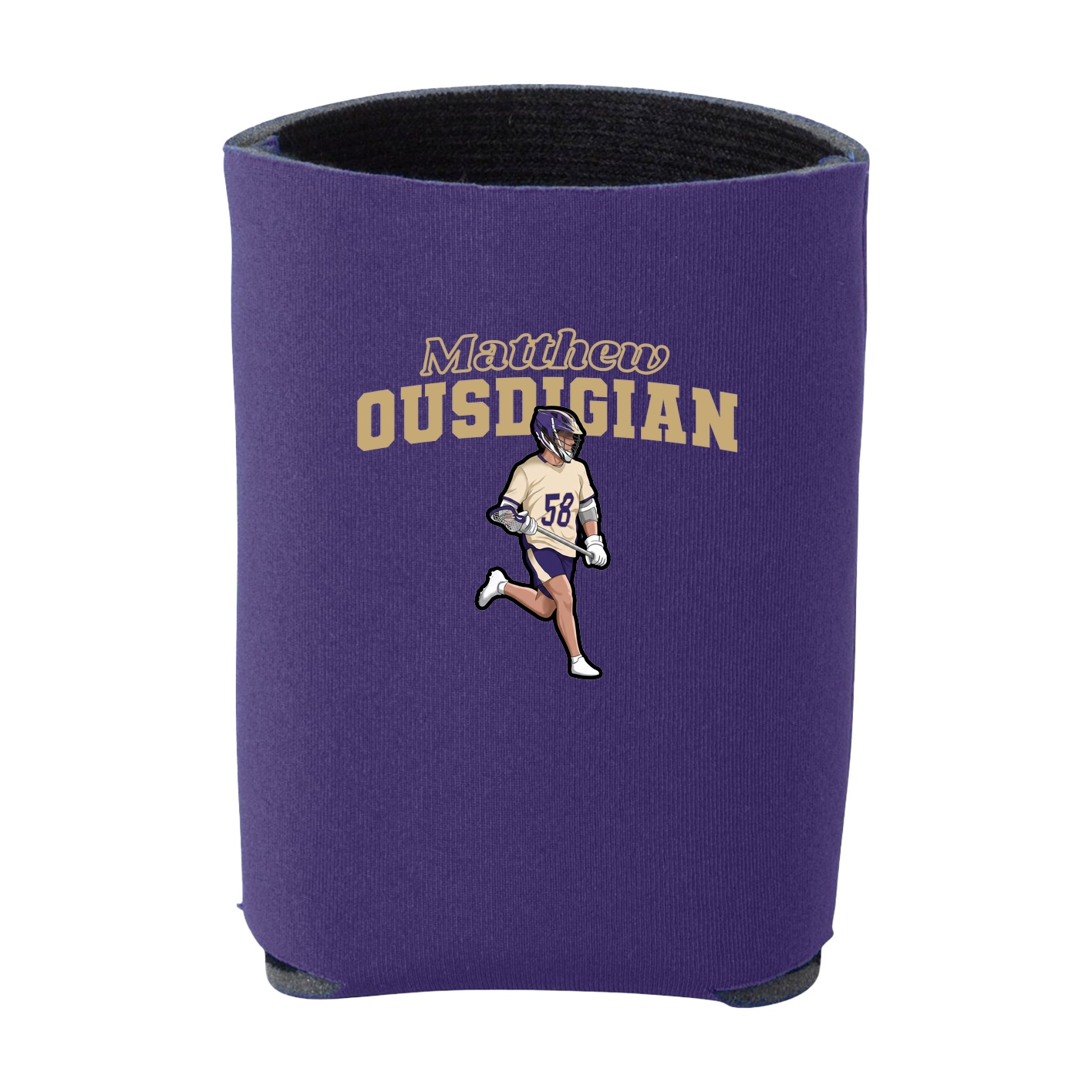 Can Holder — Name Arch in Purple
