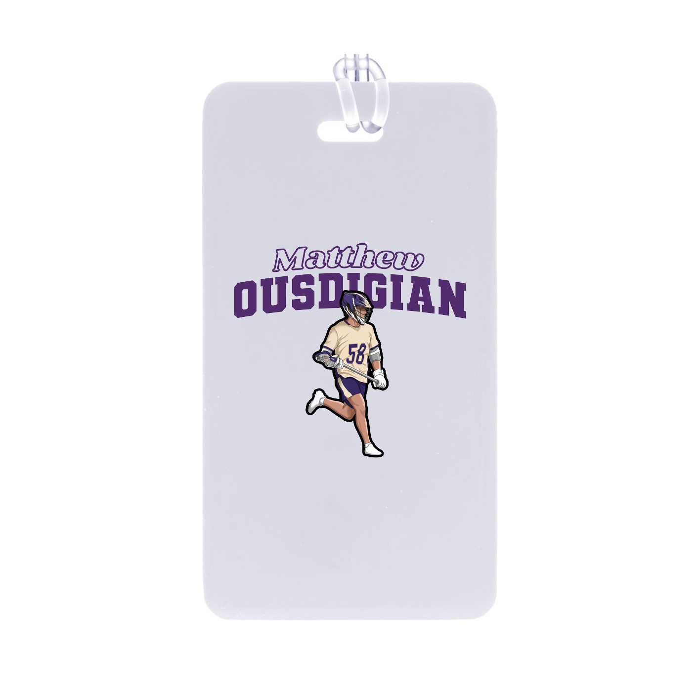 Bag Tag — Name Arch in Classic