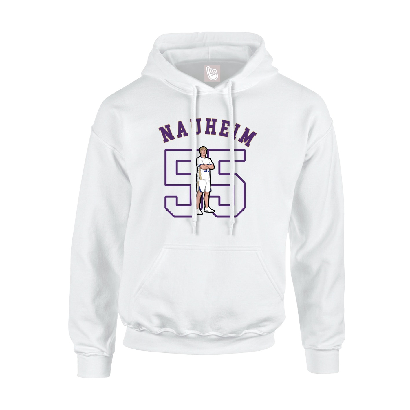 Hoodie — Shirsey Arch in White
