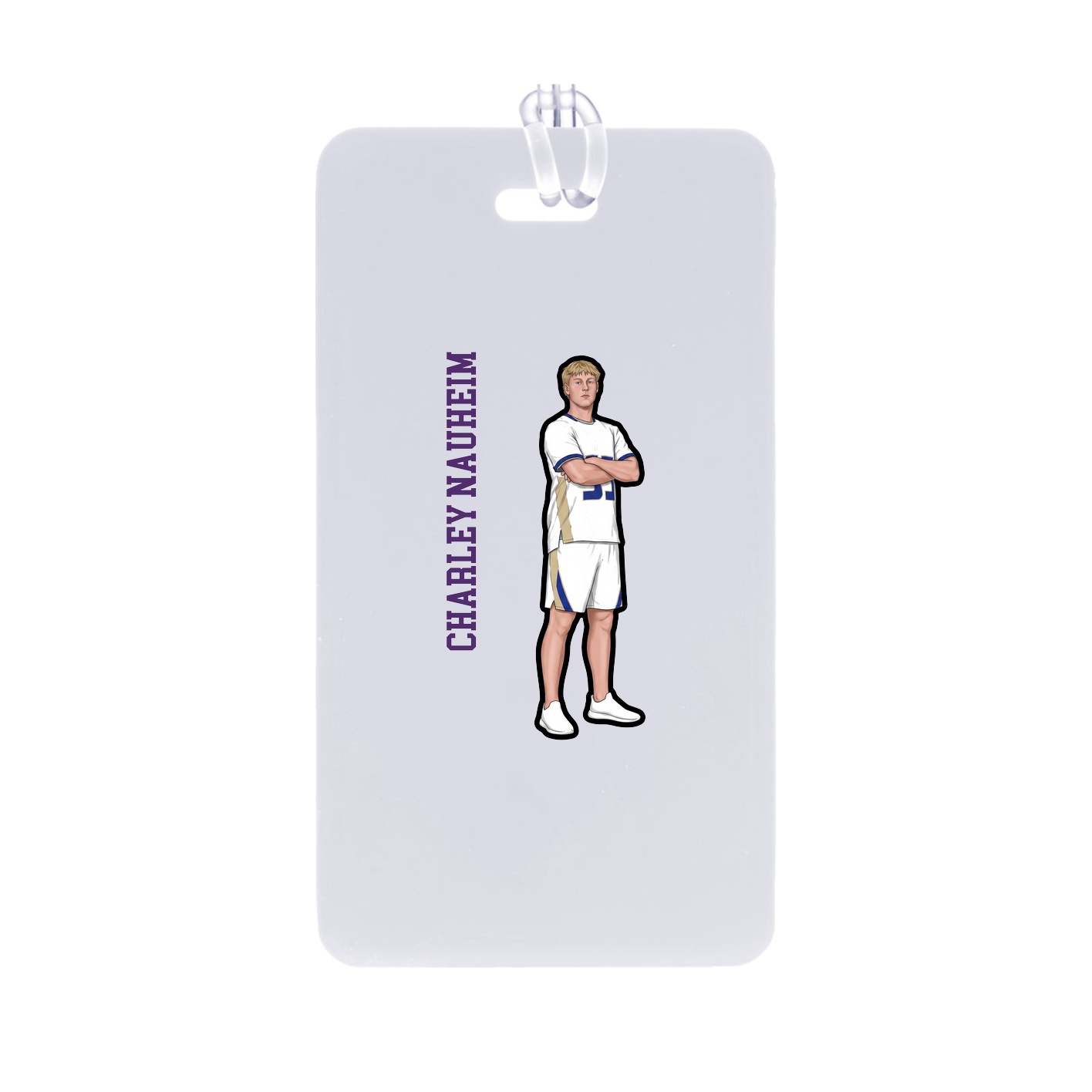 Bag Tag — Name Vertical in Classic
