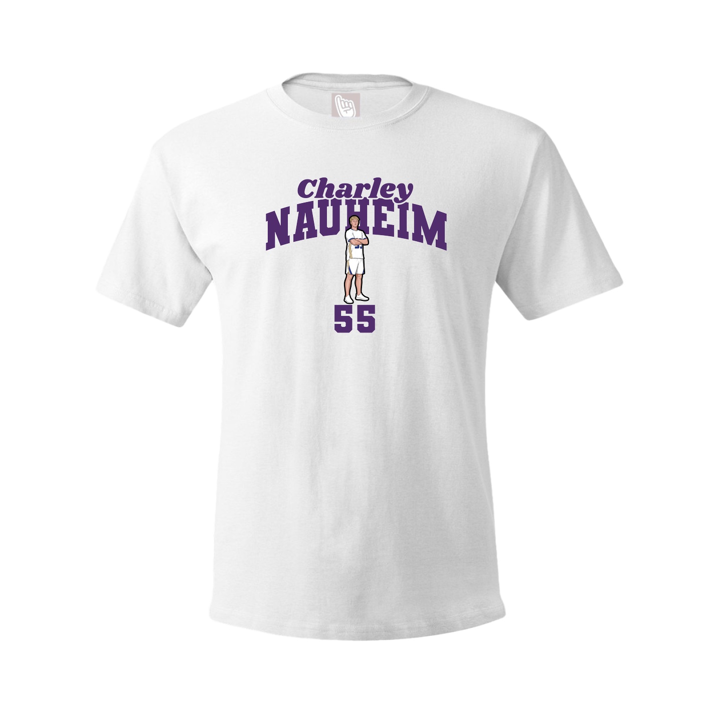 Youth Tee — Signature Arch in White