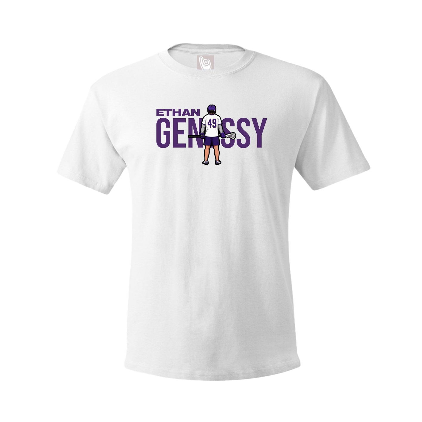 Youth Tee — Player Name in White