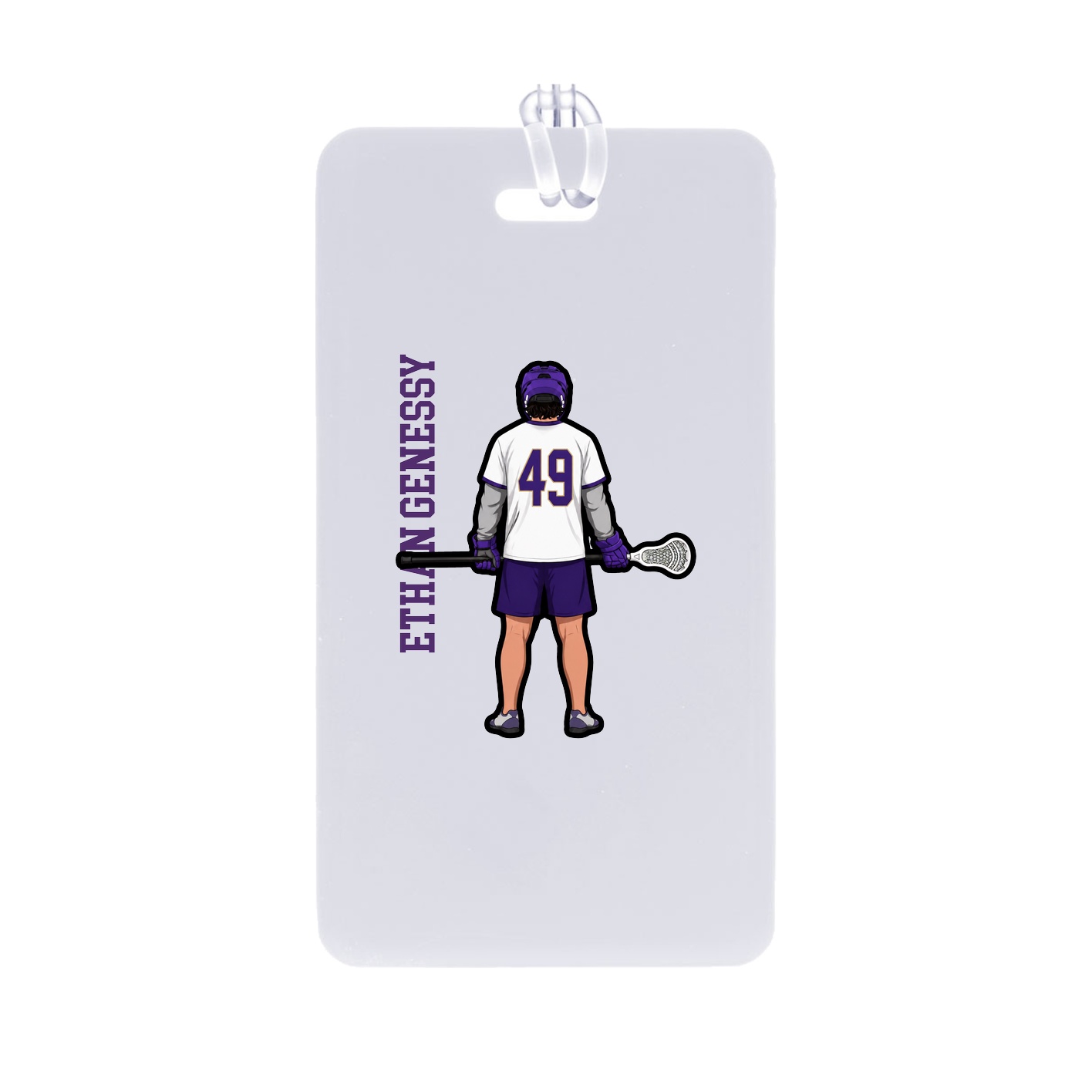 Bag Tag — Name Vertical in Classic