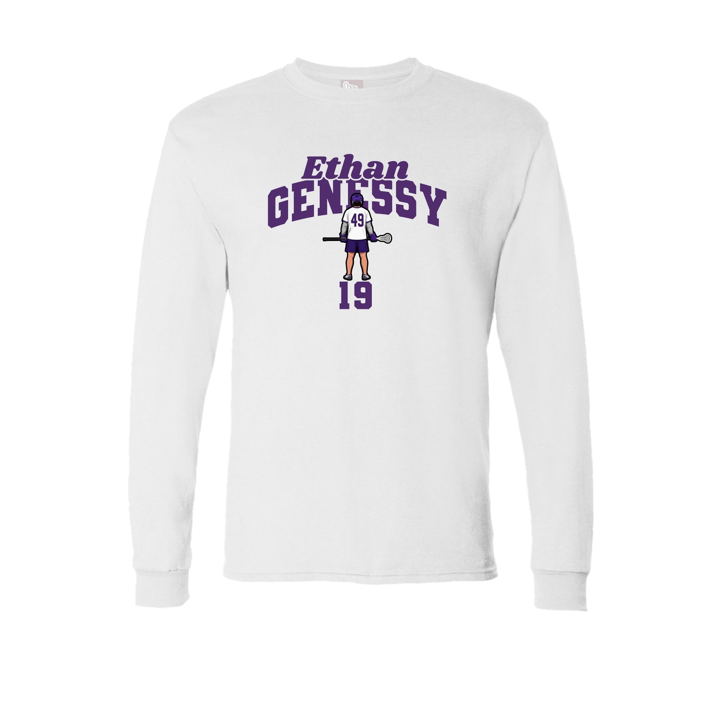 Long Sleeve Tee — Signature Arch in White