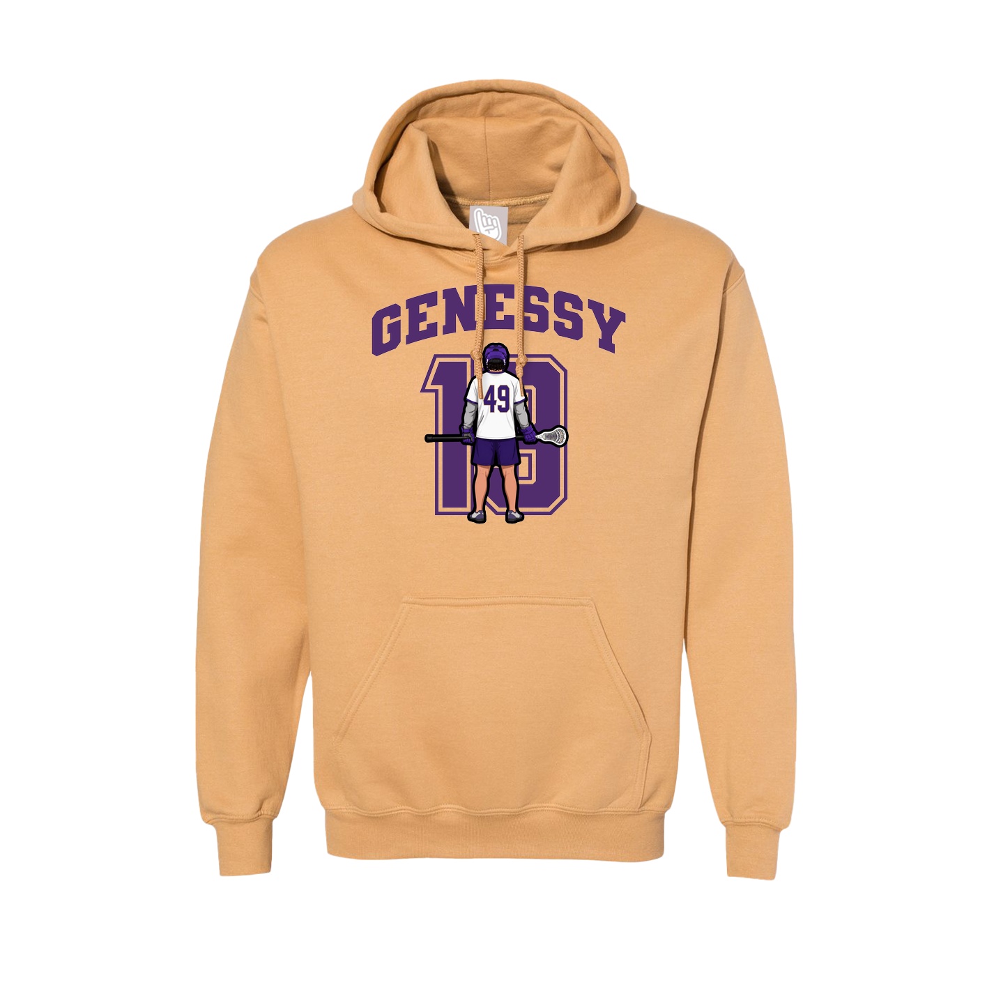 Hoodie — Number in Vegas Gold