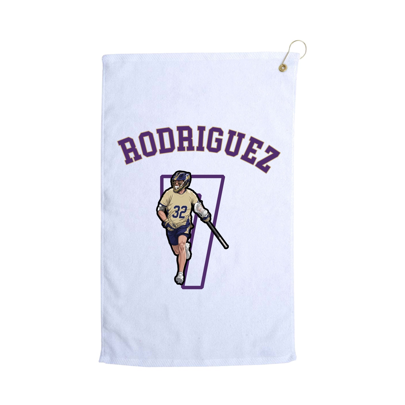 Golf Towel — Shirsey Arch in White