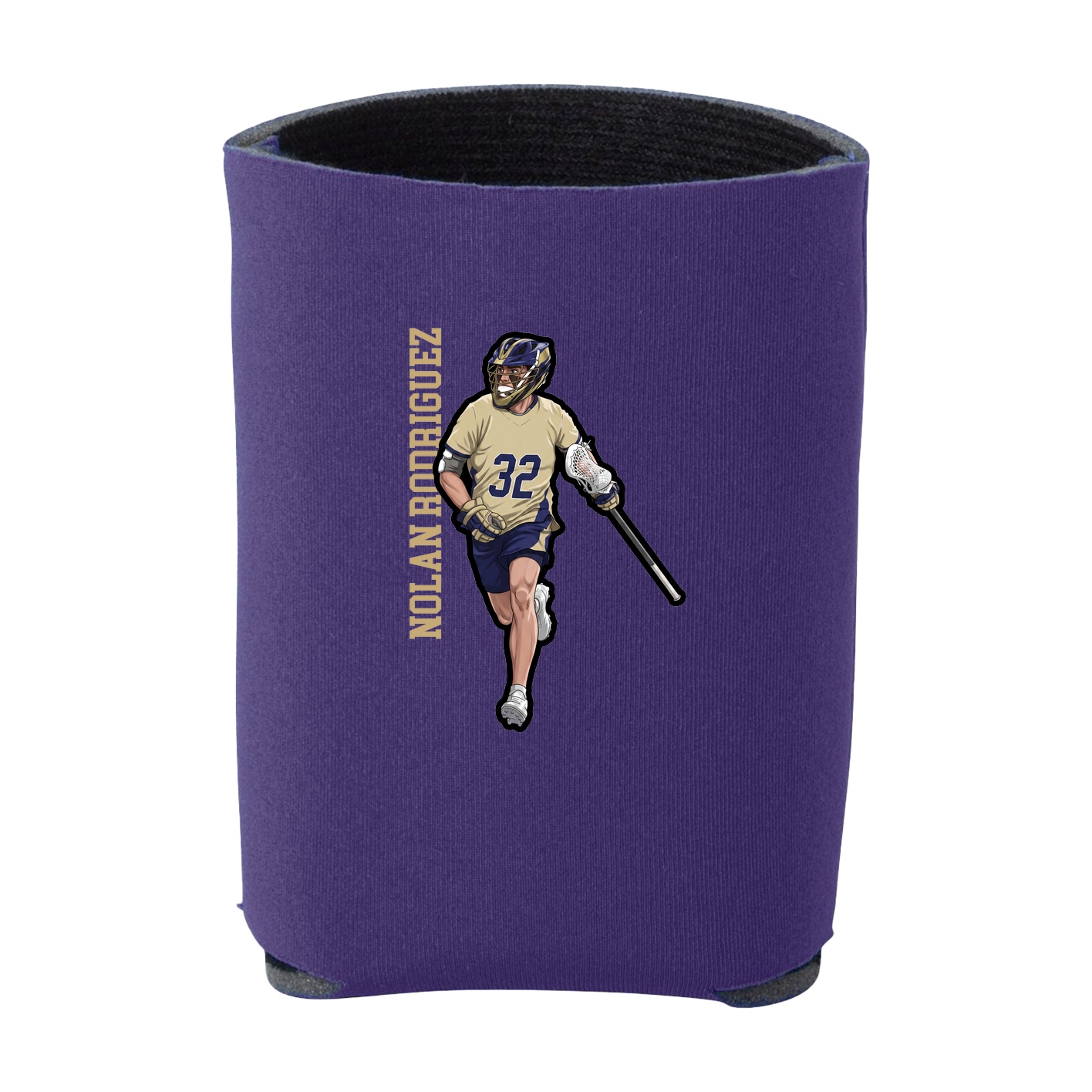 Can Holder — Name Vertical in Purple
