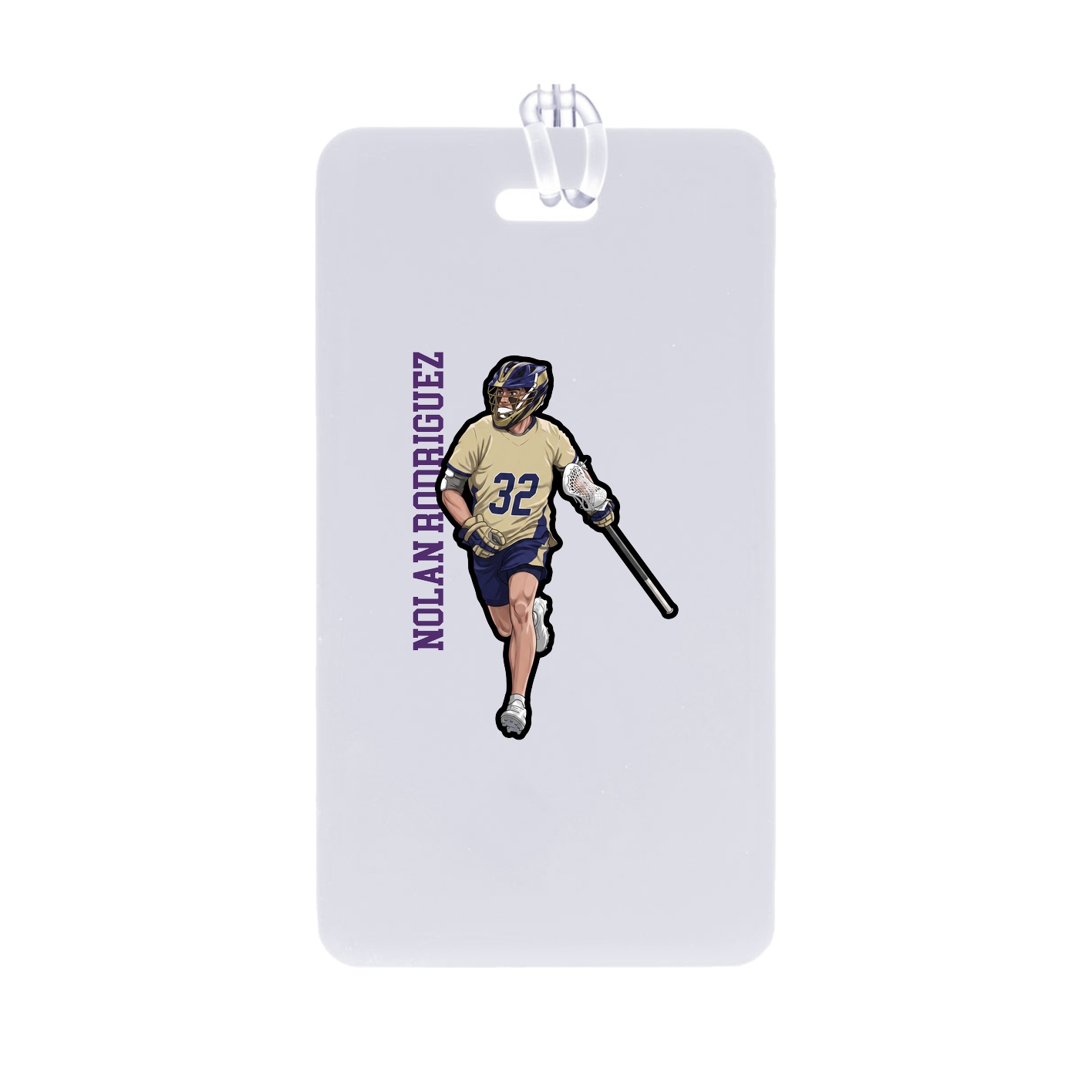Bag Tag — Name Vertical in Classic