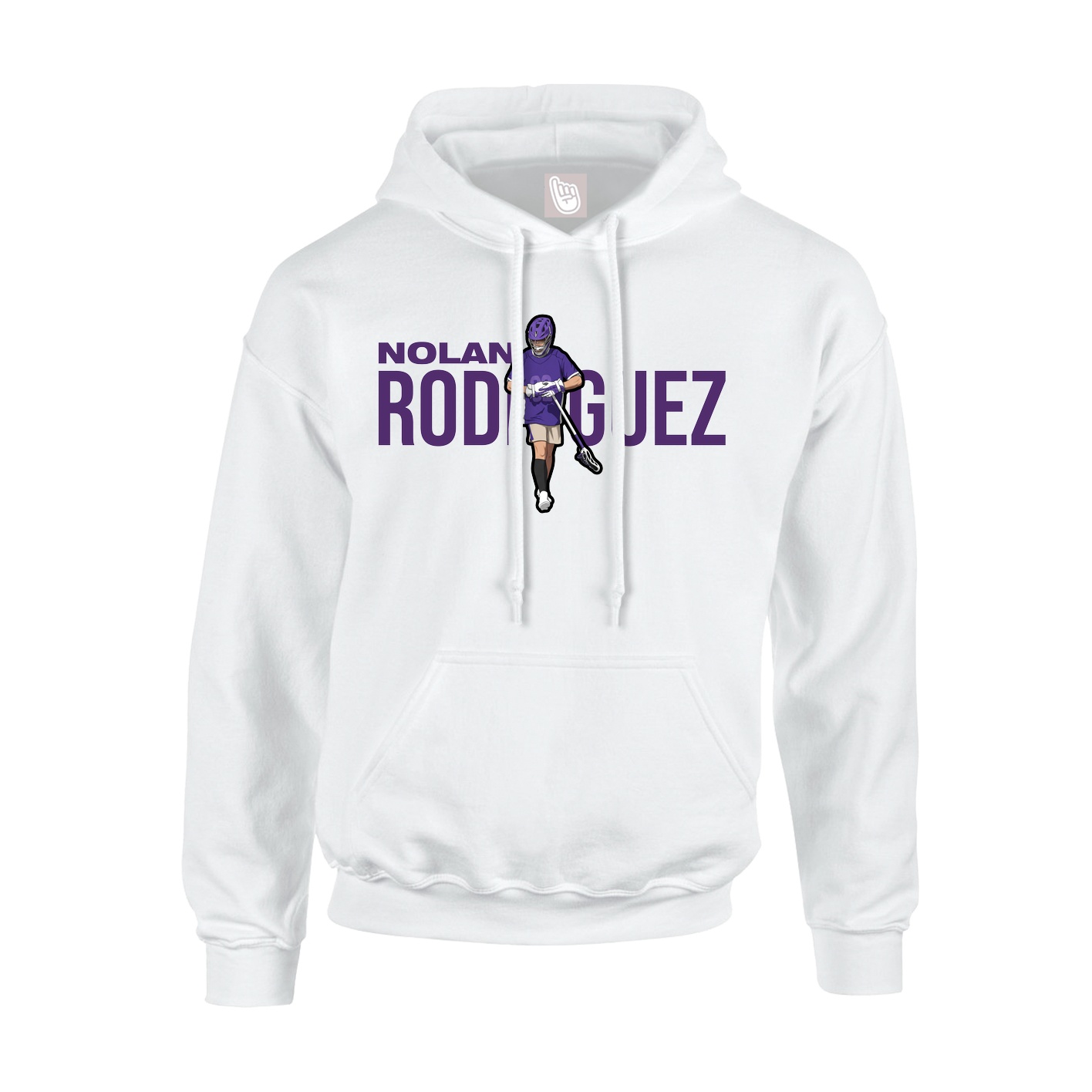 Hoodie — Player Name in White