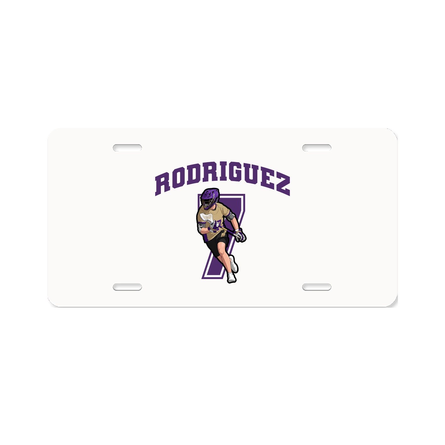 License Plate — Number in Classic