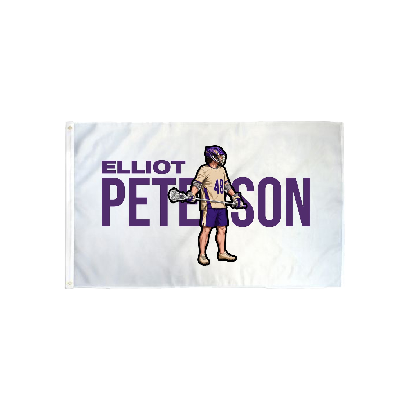 3x5 Flag — Player Name in Classic