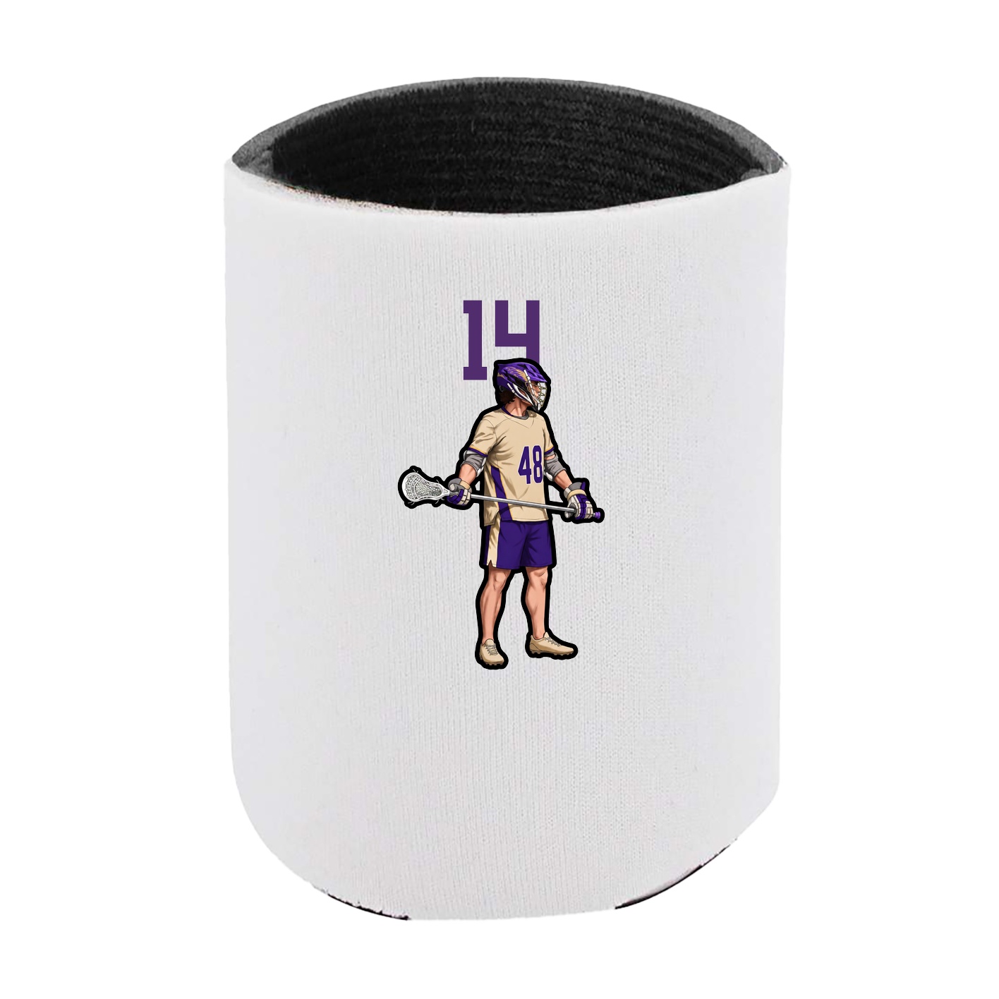 Can Holder — Number Top in White
