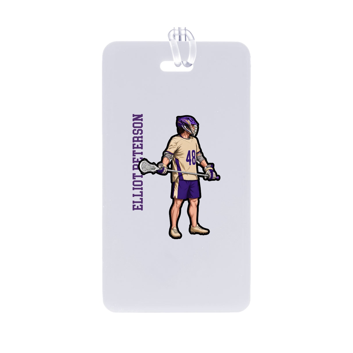 Bag Tag — Name Vertical in Classic